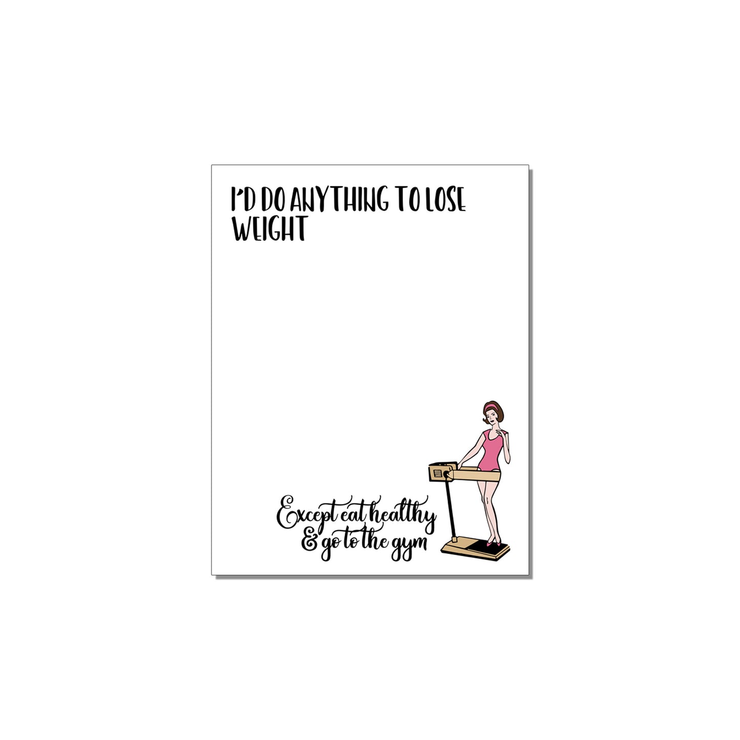 WITTY WOMEN WHO GET FIT NOTEPADS