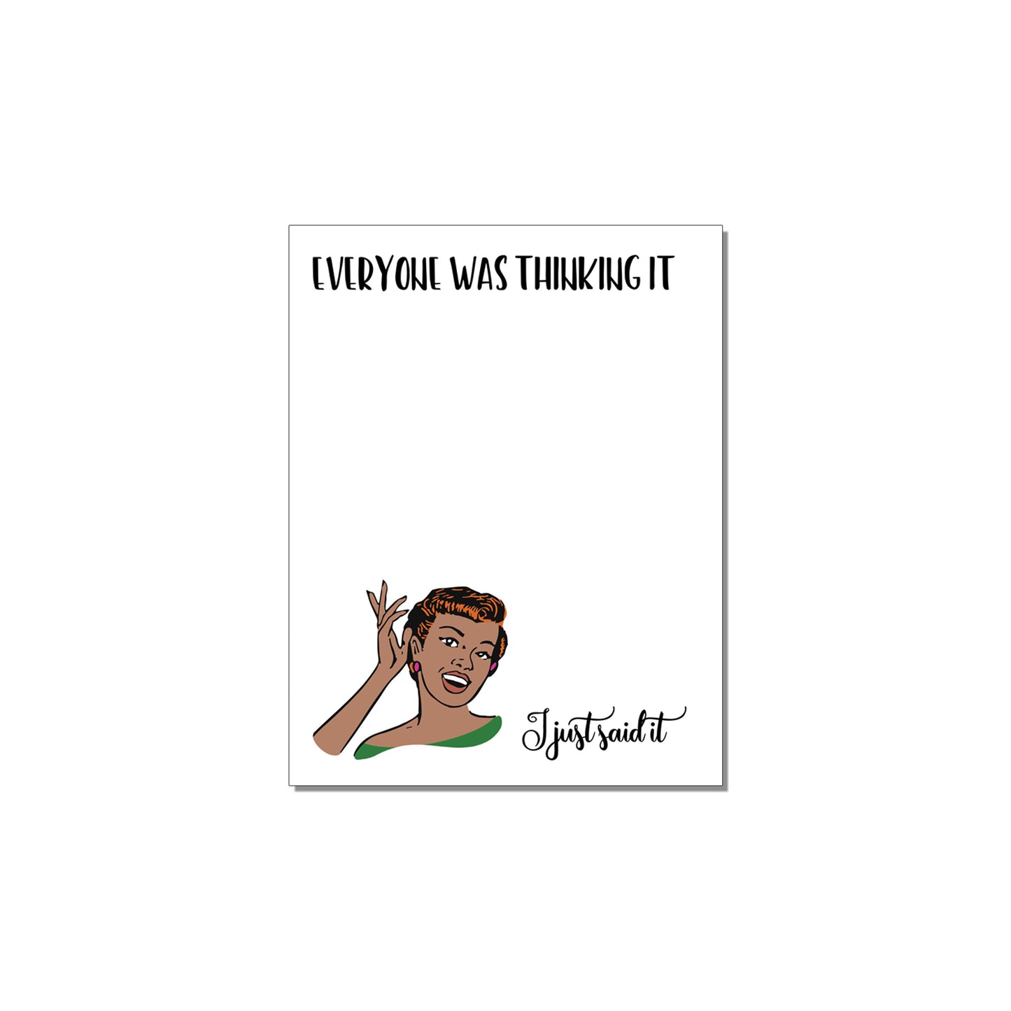 COLORFUL WITTY WOMEN NOTEPADS