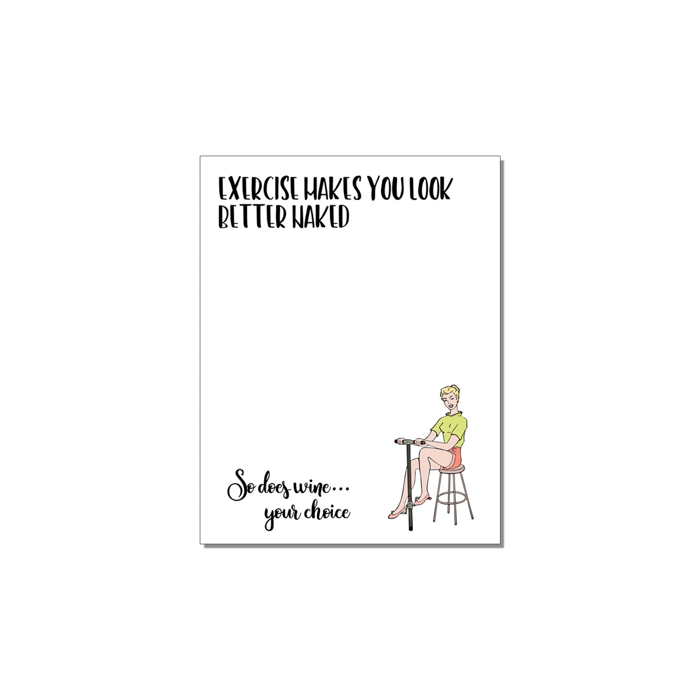 WITTY WOMEN WHO GET FIT NOTEPADS