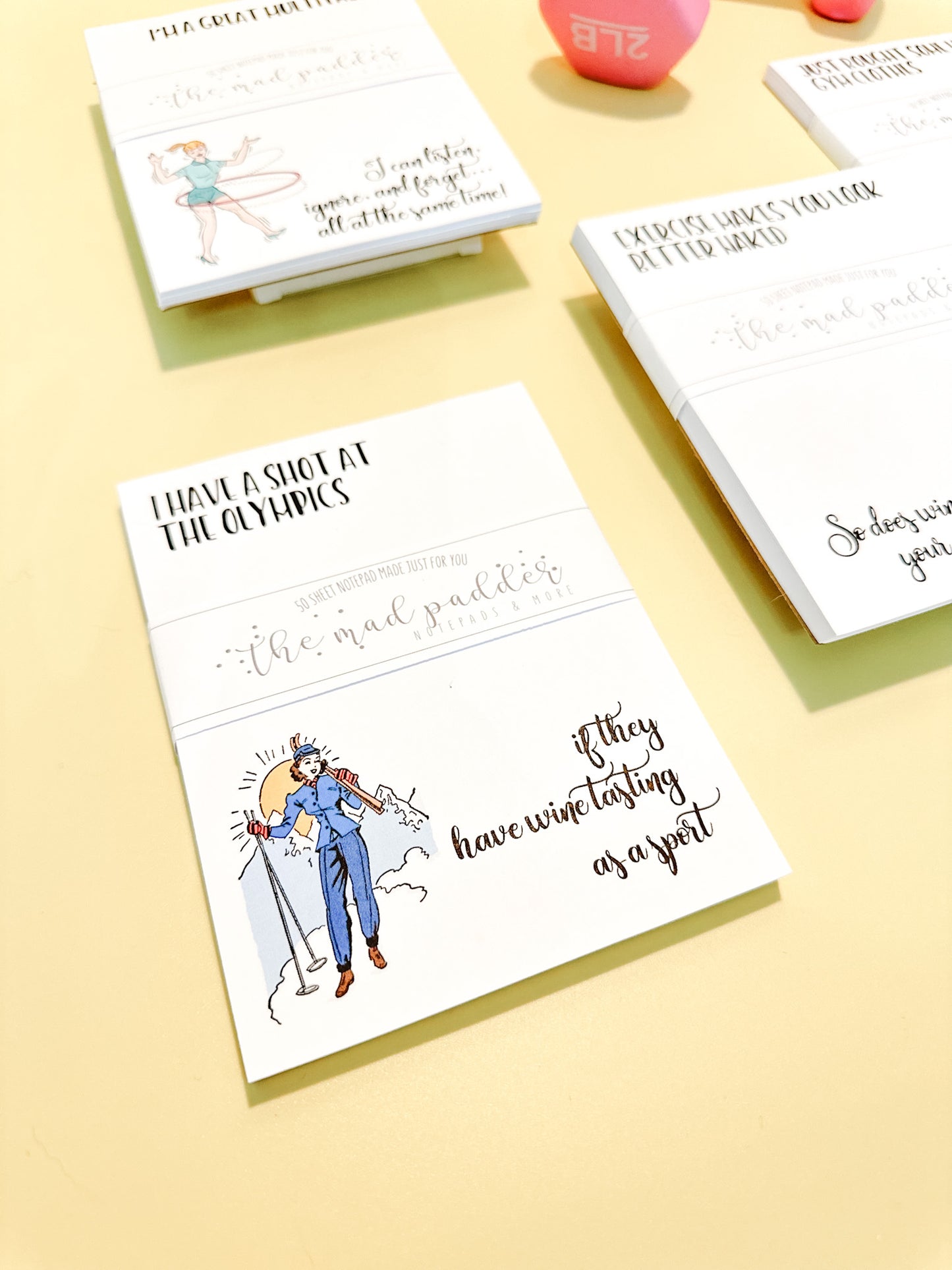 WITTY WOMEN WHO GET FIT NOTEPADS