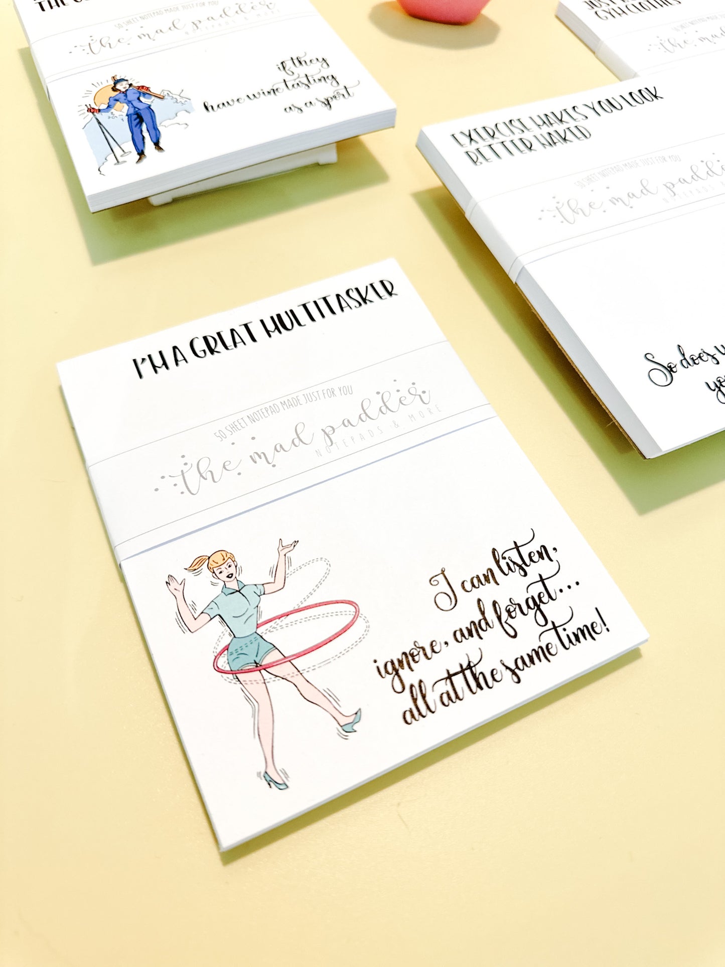 WITTY WOMEN WHO GET FIT NOTEPADS