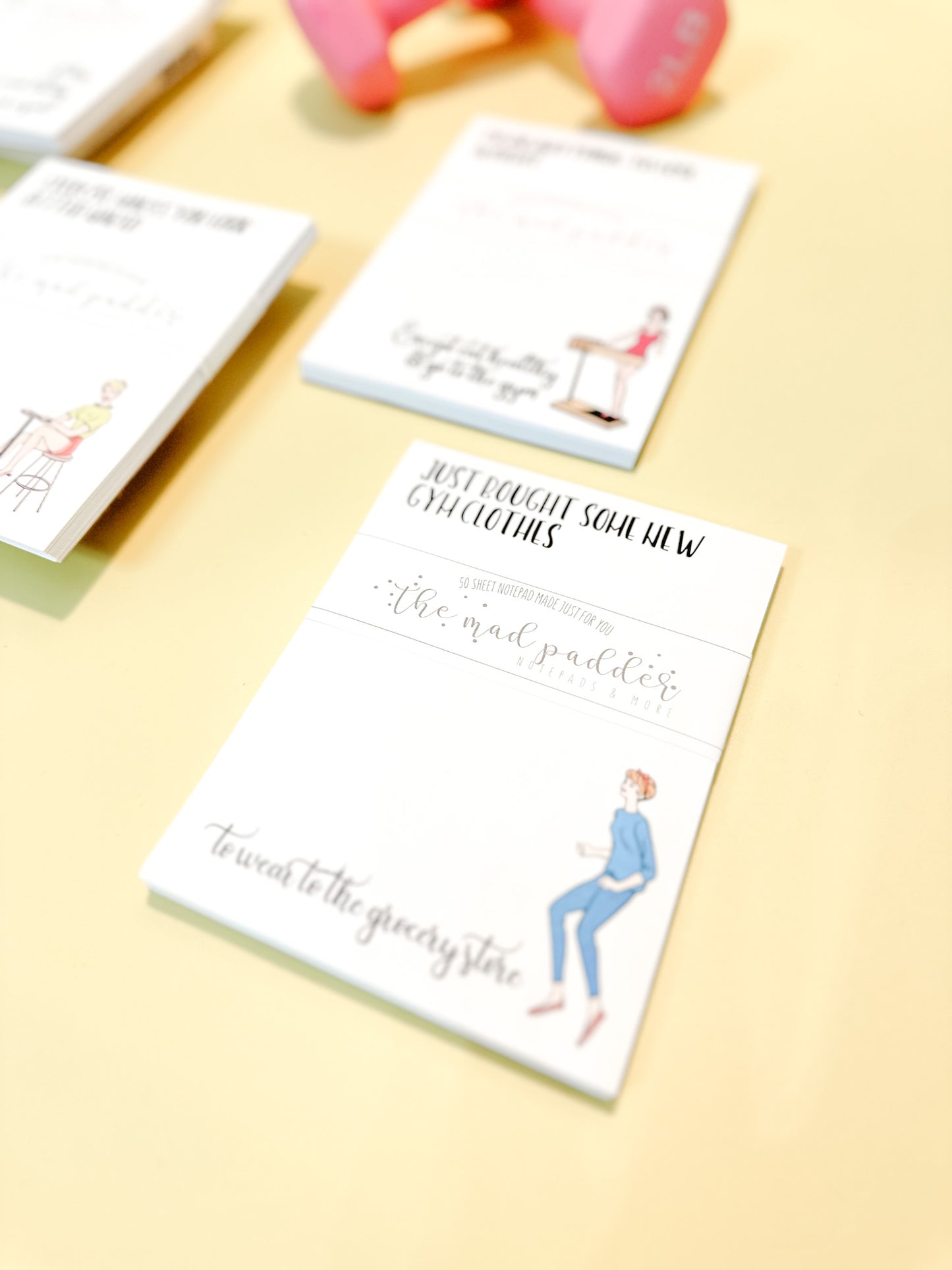 WITTY WOMEN WHO GET FIT NOTEPADS