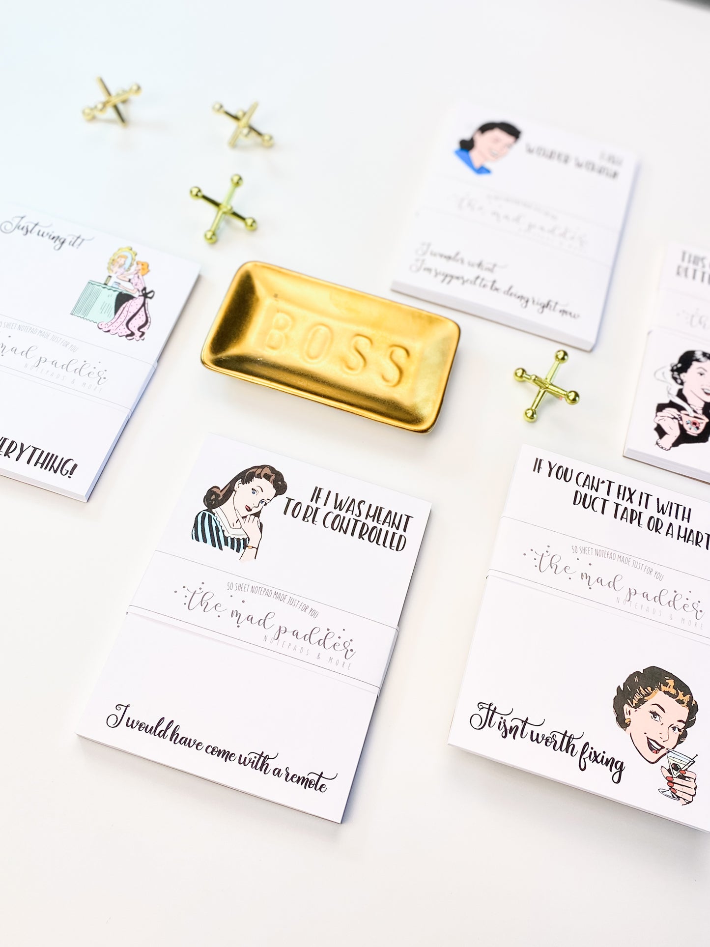 WITTY WOMEN WHO ARE BOSS BABES NOTEPADS