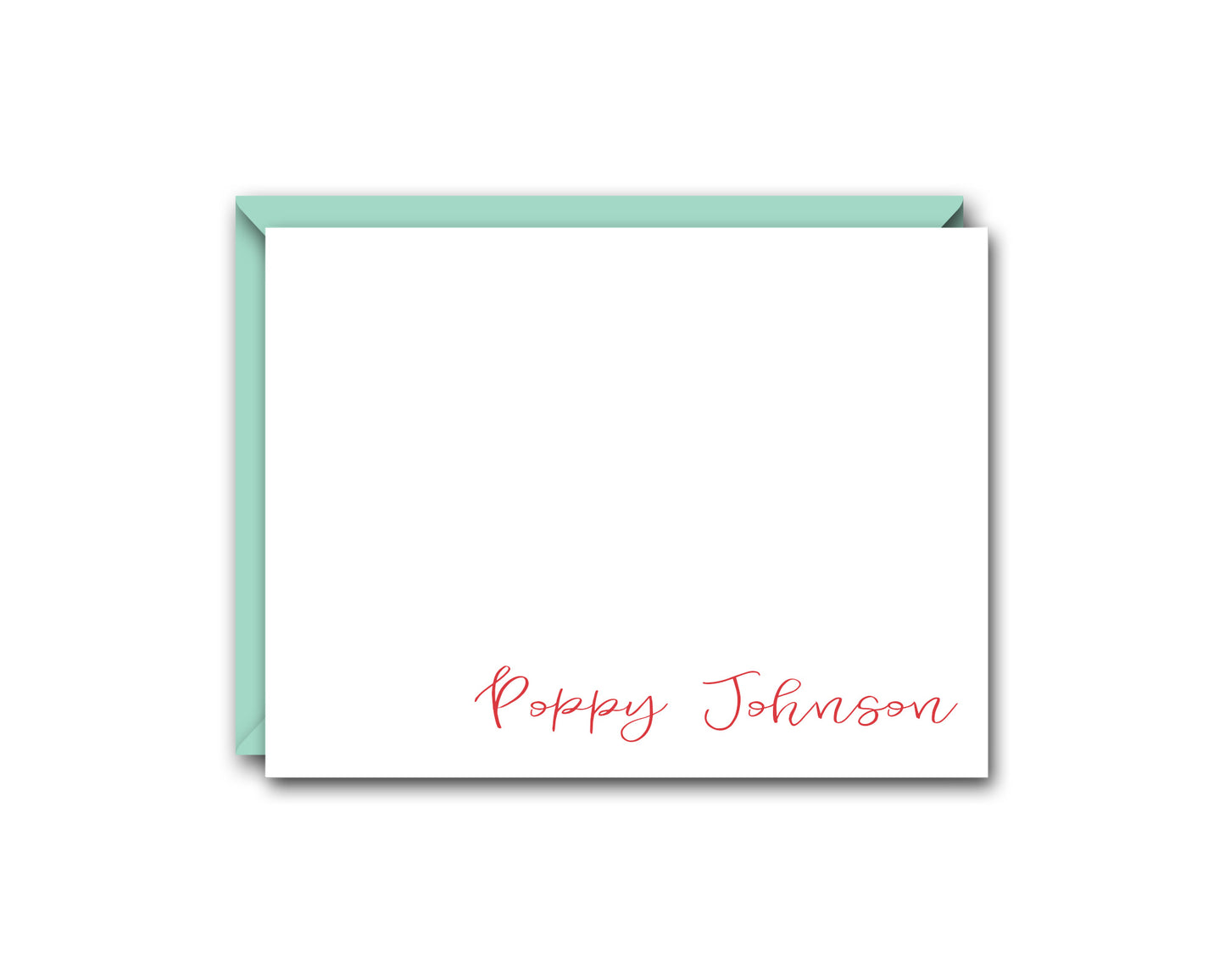 BEAUTIFUL PERSONALIZED NOTE CARD SET