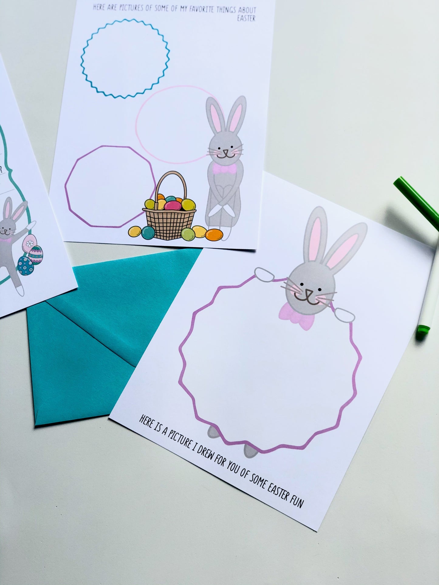 DEAR EASTER BUNNY LETTER SET