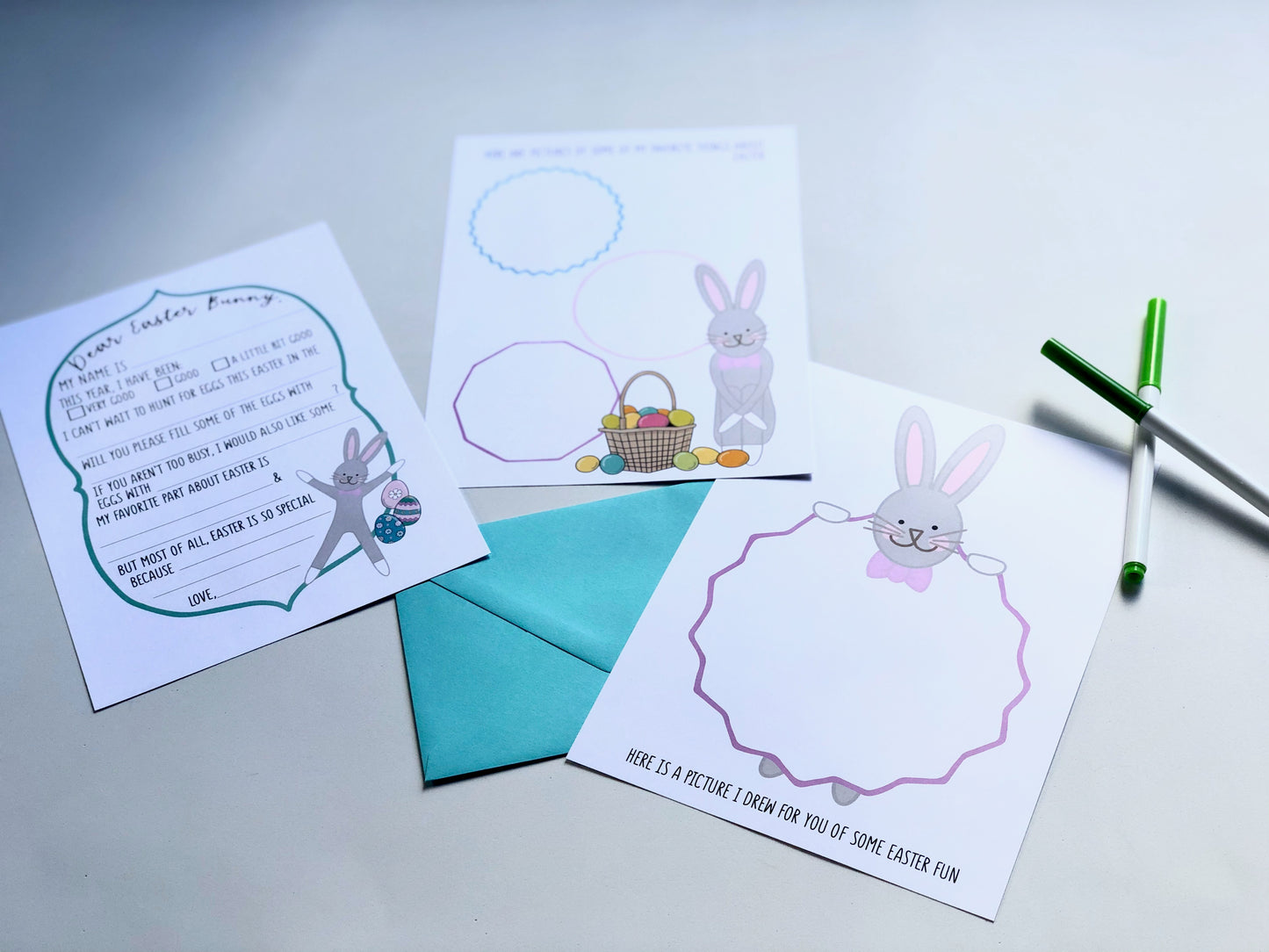 DEAR EASTER BUNNY LETTER SET