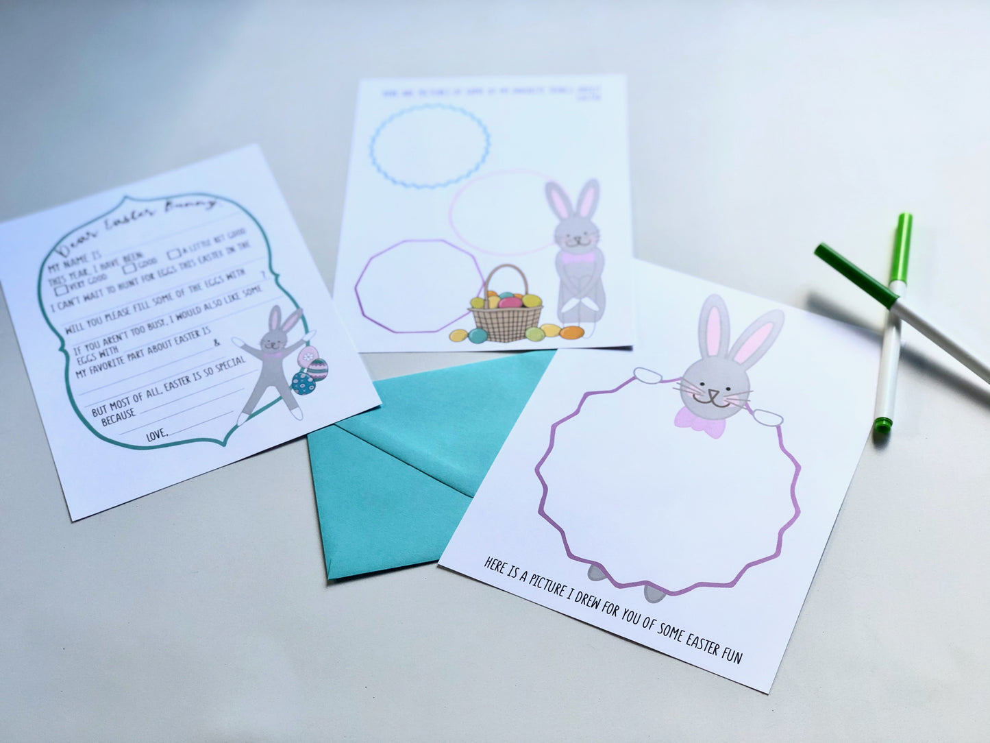 DEAR EASTER BUNNY LETTER SET