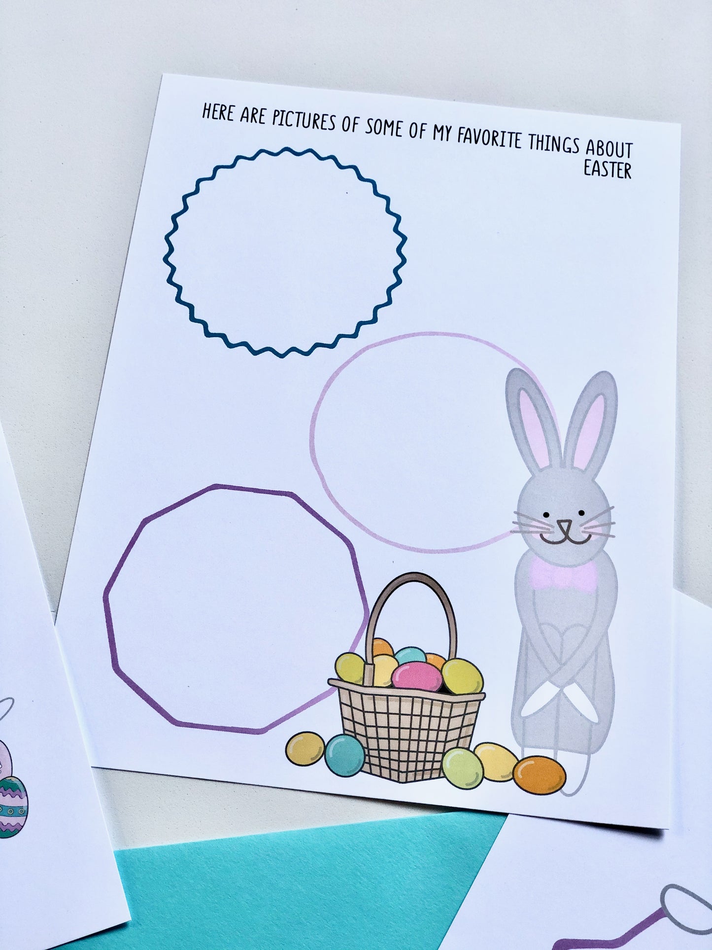 DEAR EASTER BUNNY LETTER SET