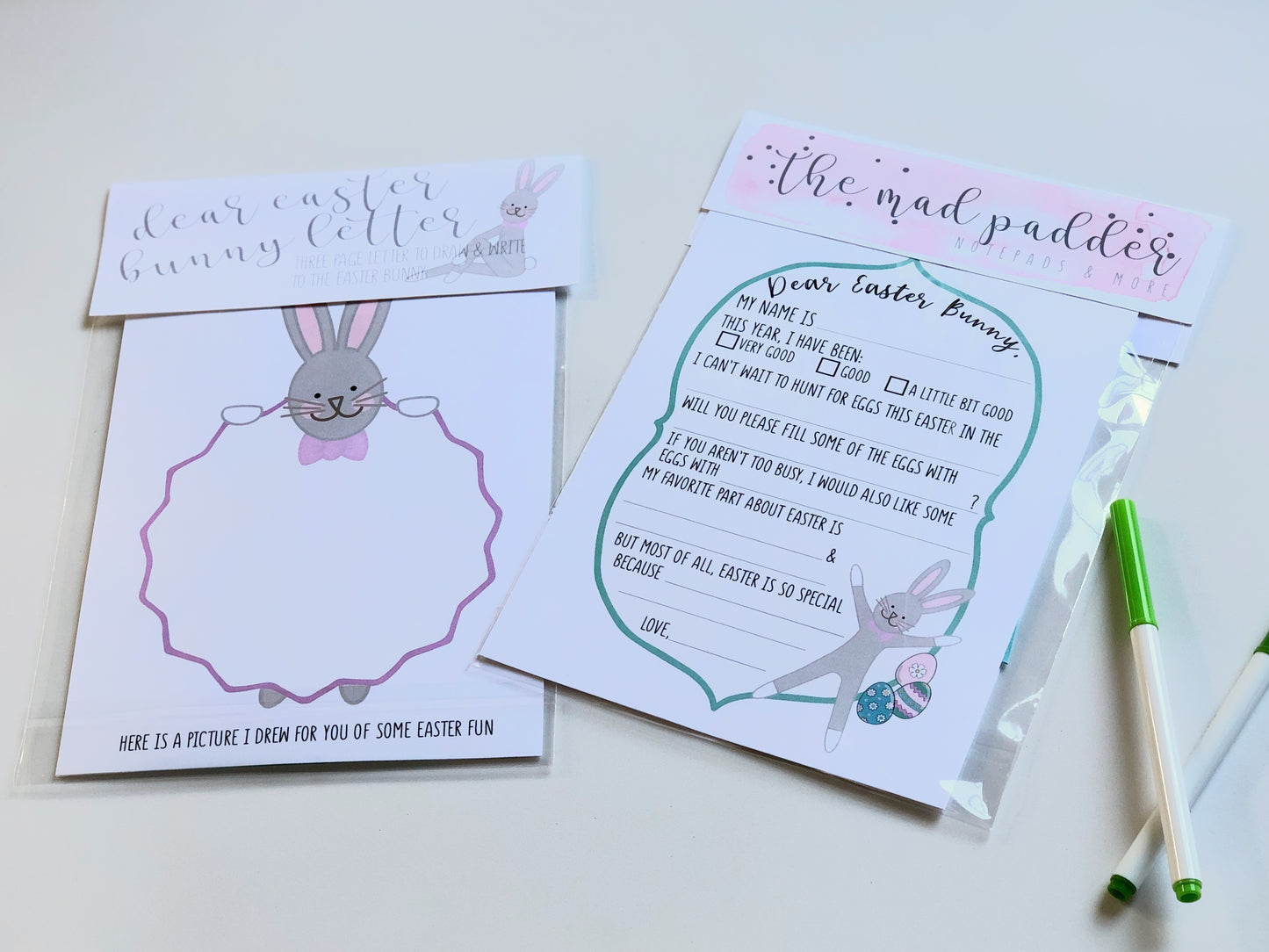 DEAR EASTER BUNNY LETTER SET