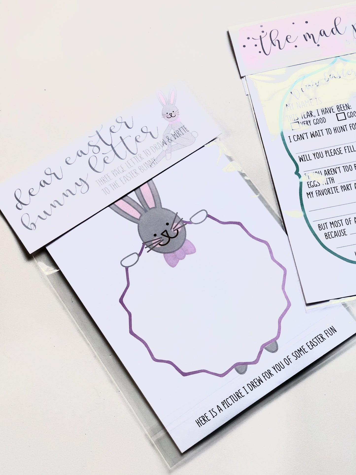 DEAR EASTER BUNNY LETTER SET