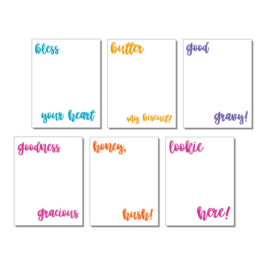 LOOKIE HERE! SOUTHERN SASS NOTEPADS
