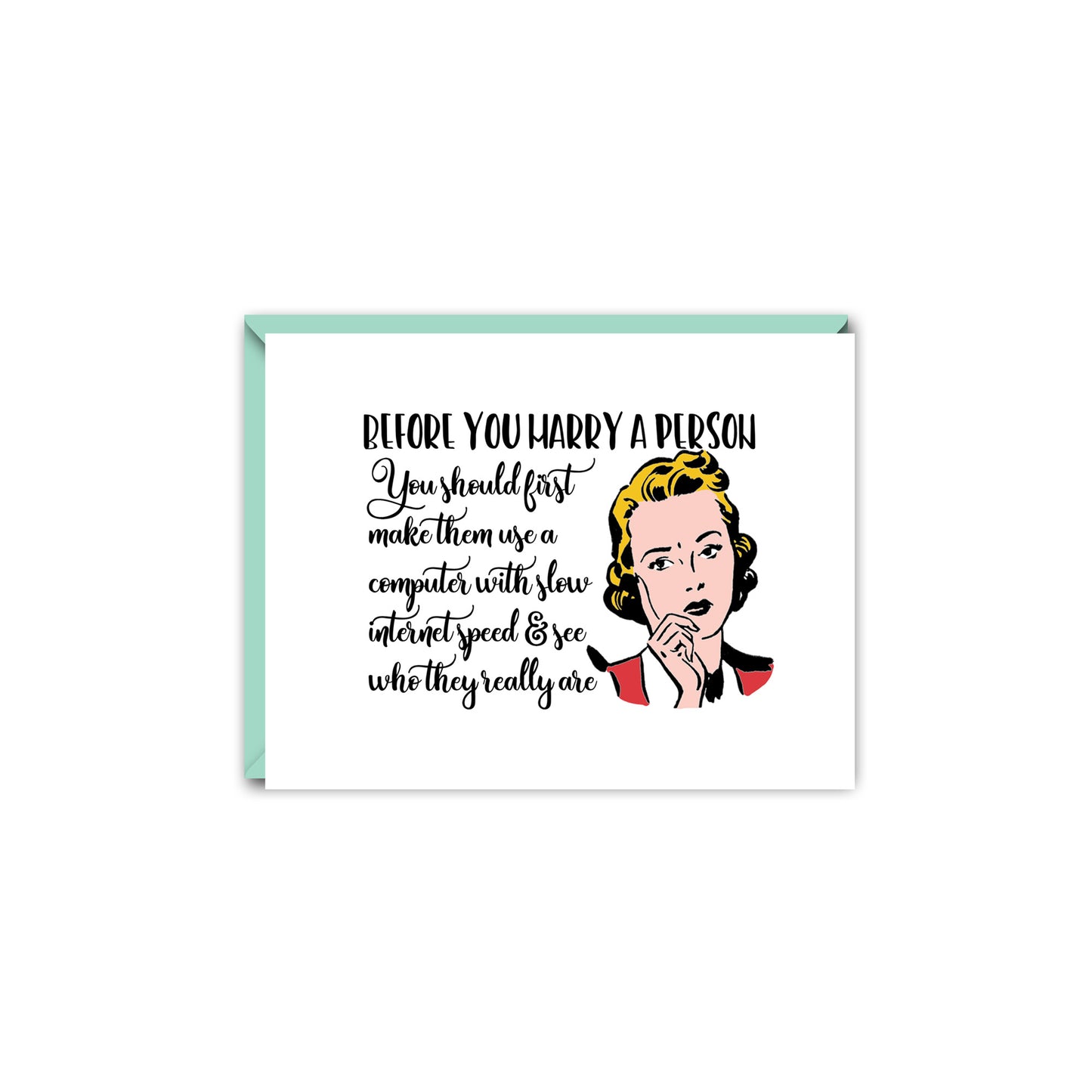 WITTY WOMEN WISHING YOU HAPPINESS GREETING CARD SET