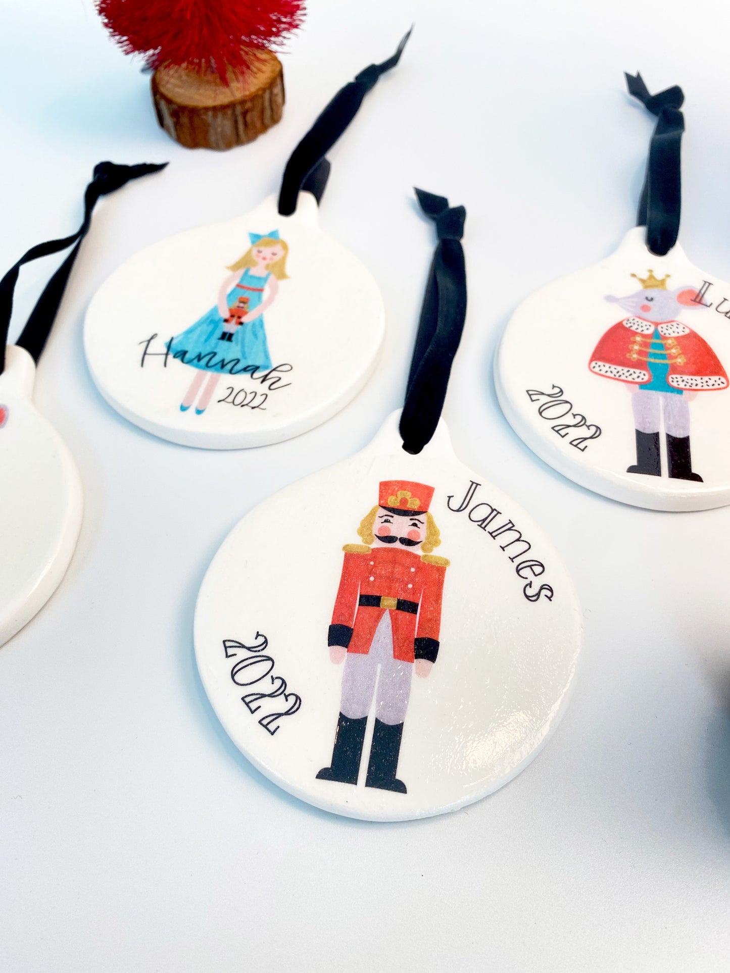 NUTCRACKER BALLERINA PERSONALIZED ORNAMENT