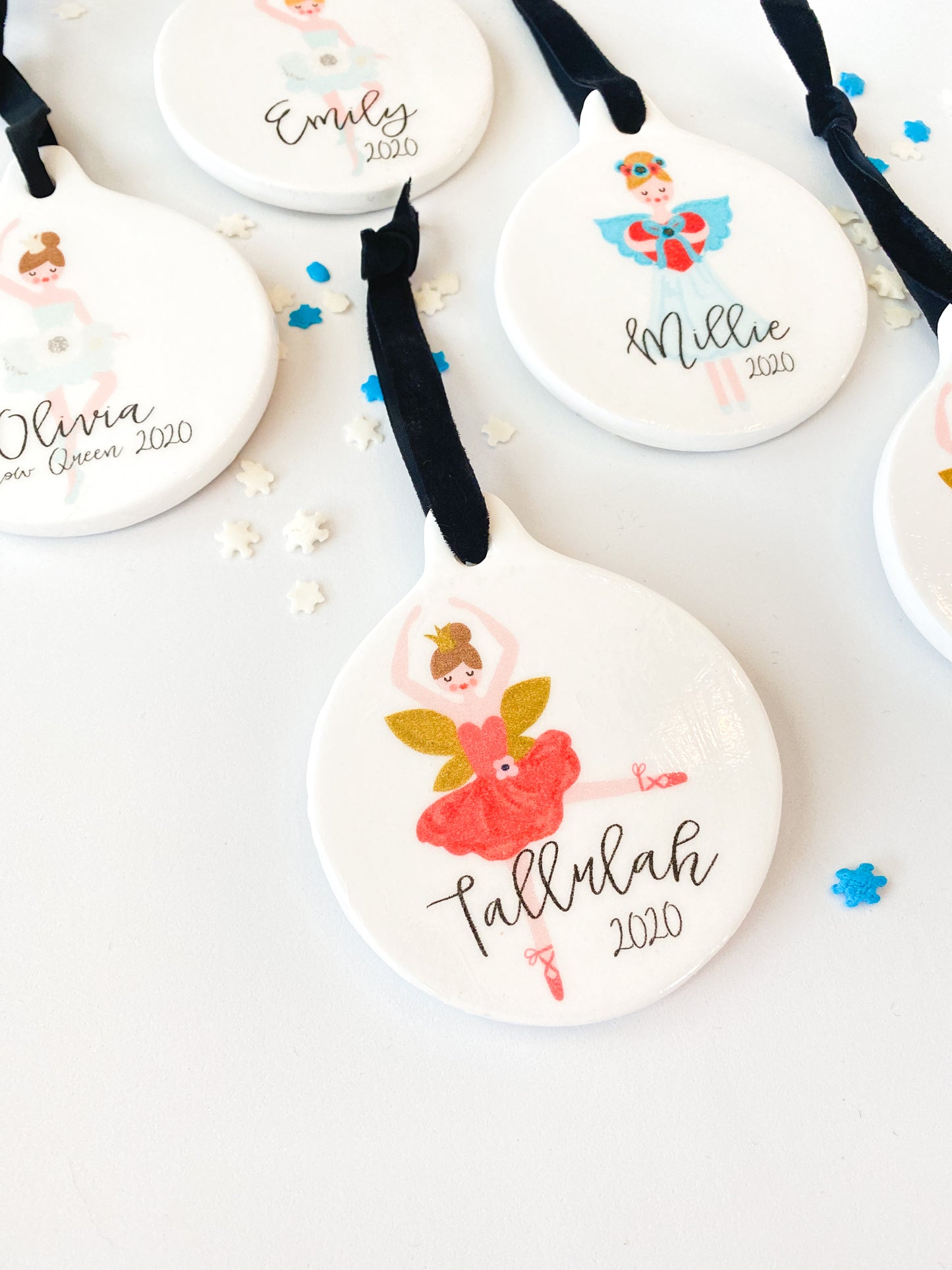 NUTCRACKER BALLERINA PERSONALIZED ORNAMENT