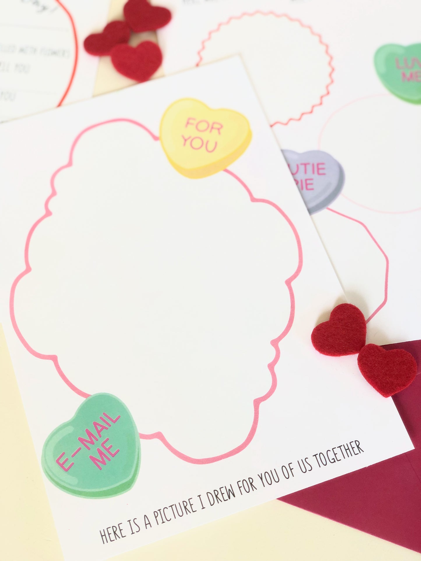 VALENTINES DAY LETTER SET