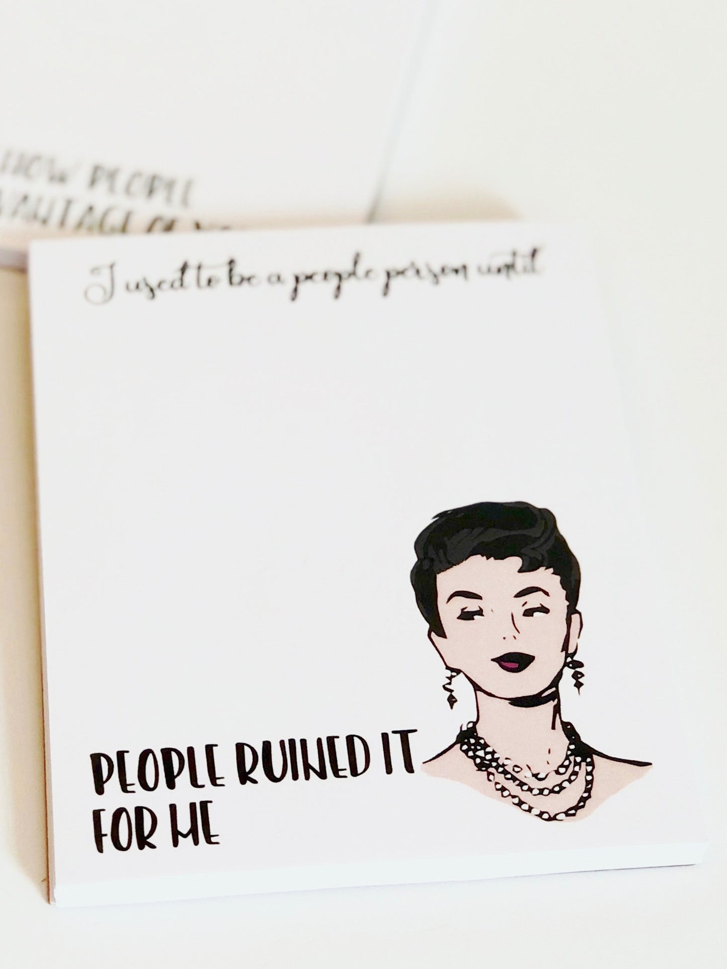 The Mad Padder Witty Women People Person Notepad