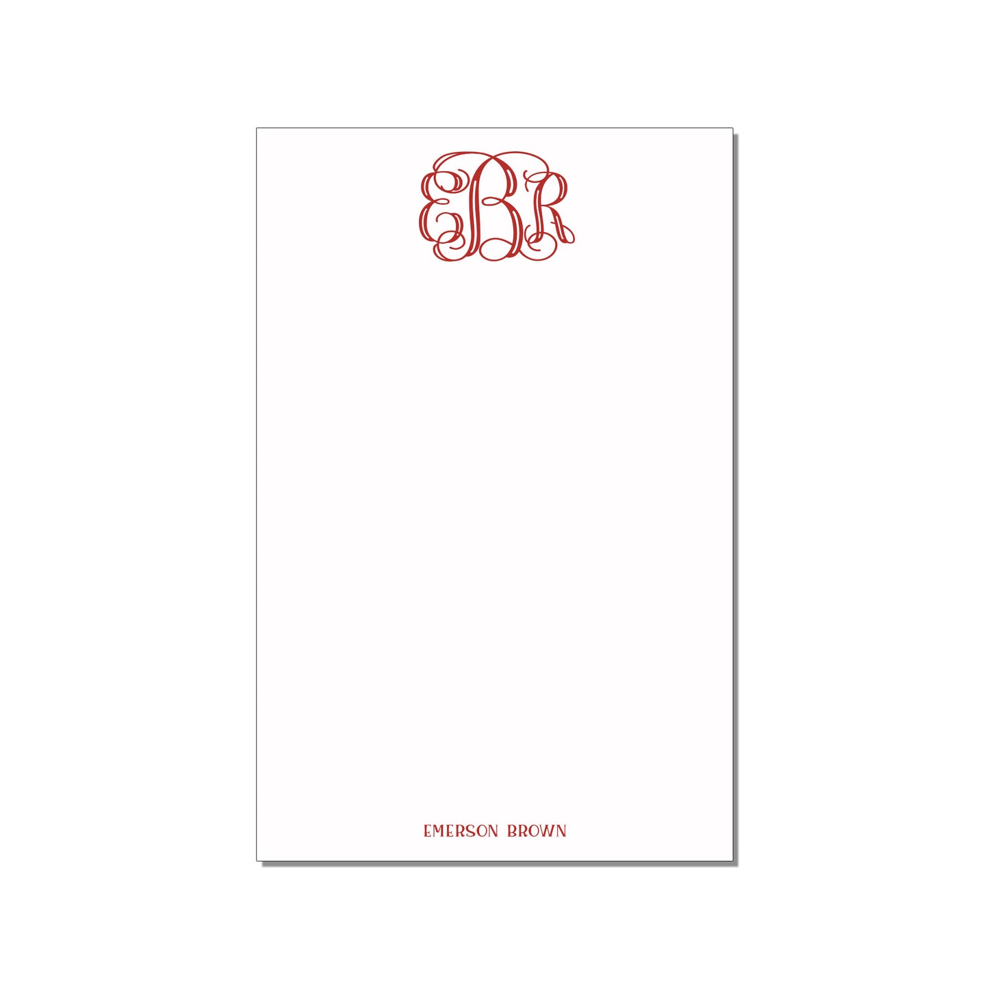 VINE MONOGRAM LARGE NOTEPAD