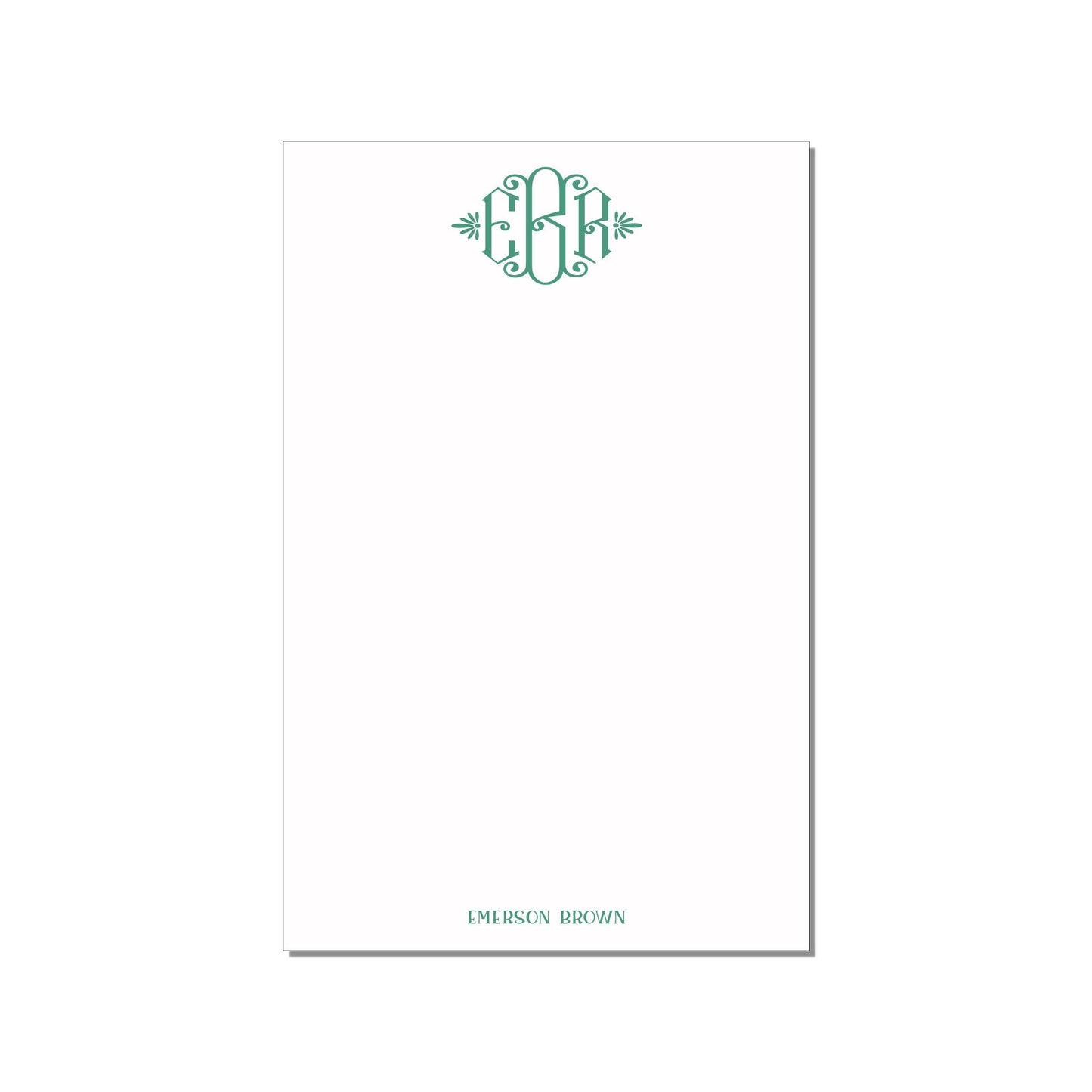 DIAMOND MONOGRAM LARGE NOTEPAD
