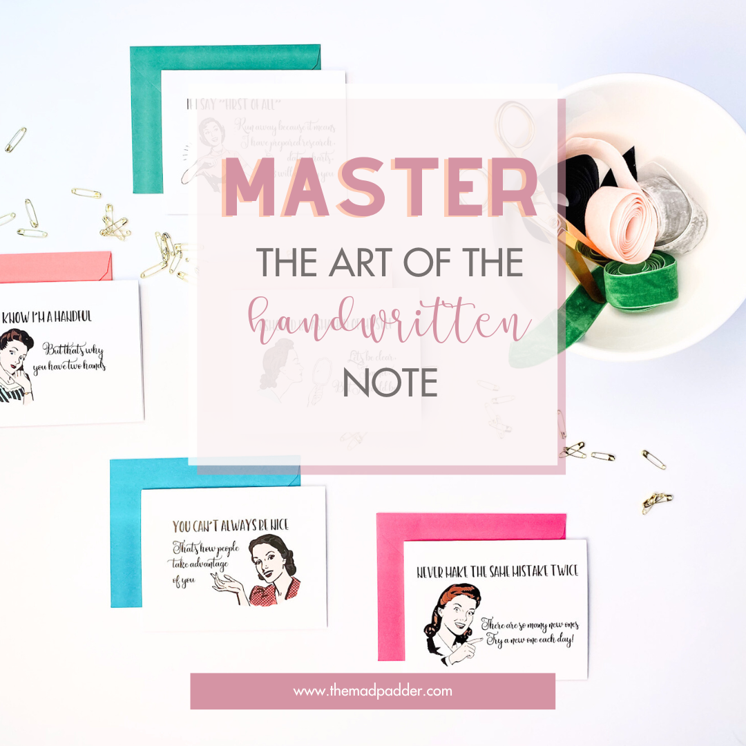 Mastering the Art of the Handwritten Note: A Sarcastic and Witty Guide ...