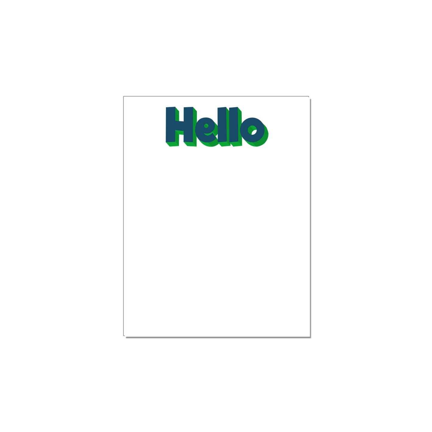 SAY HELLO NOTEPADS