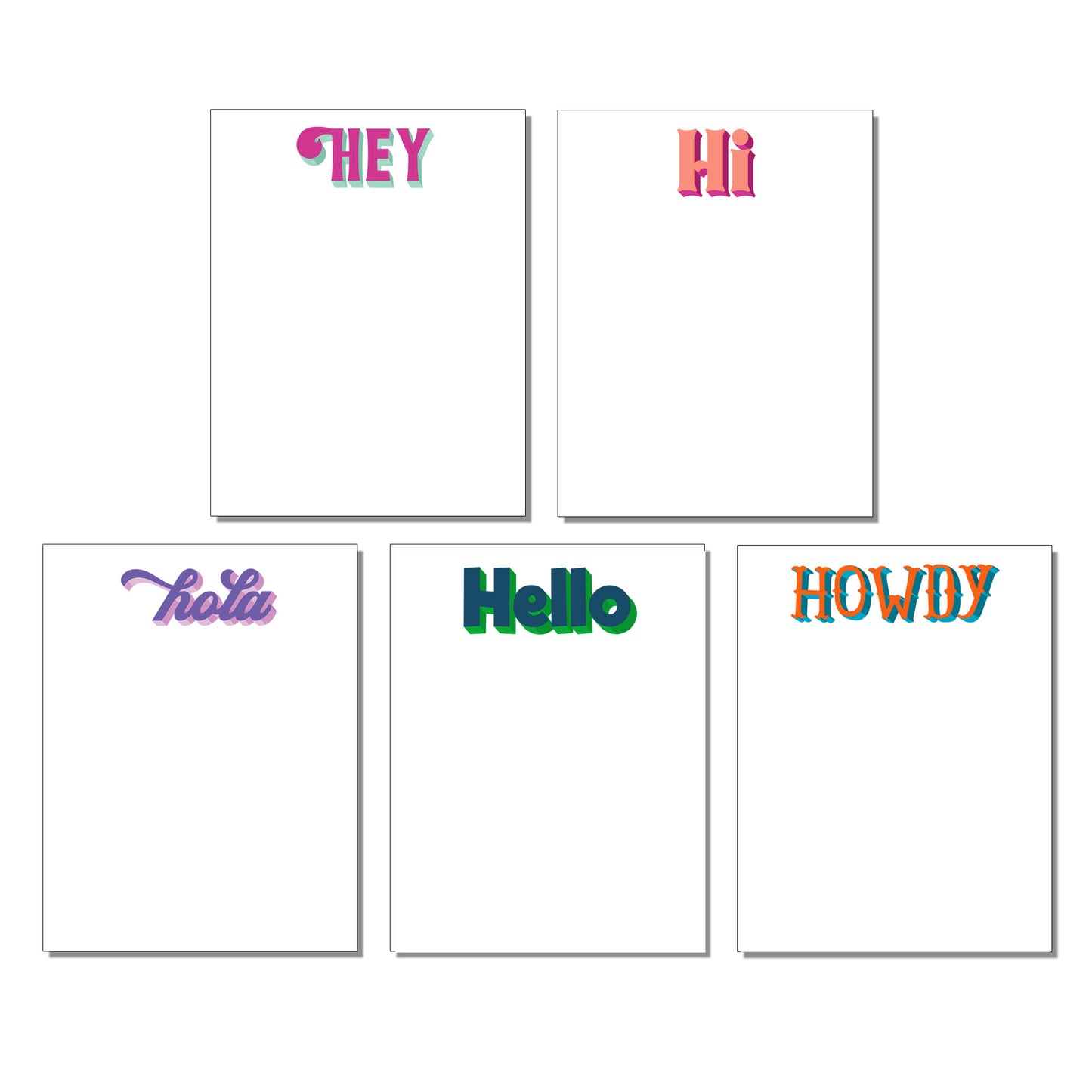 SAY HELLO NOTEPADS