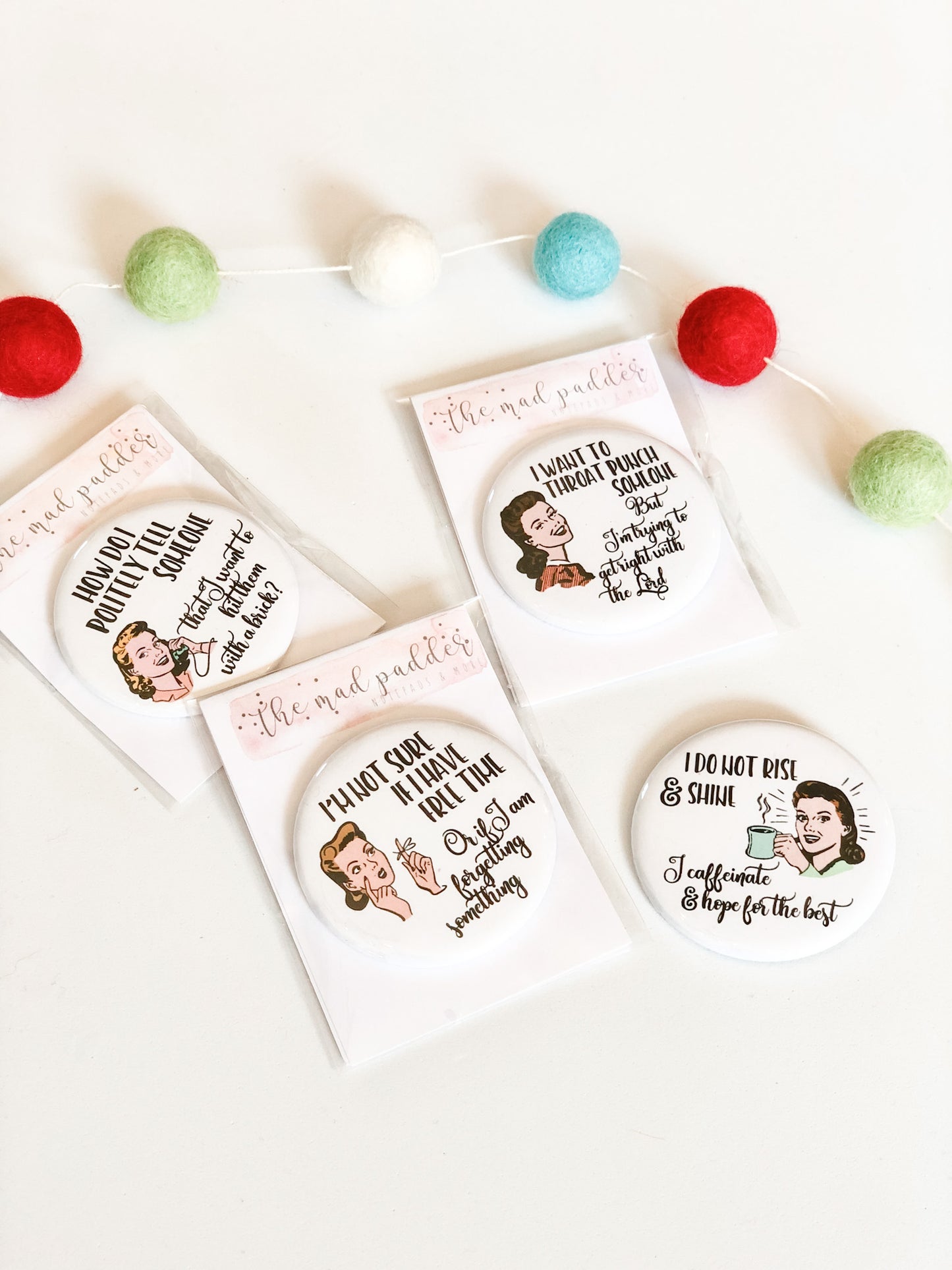 WITTY WOMEN BUTTONS