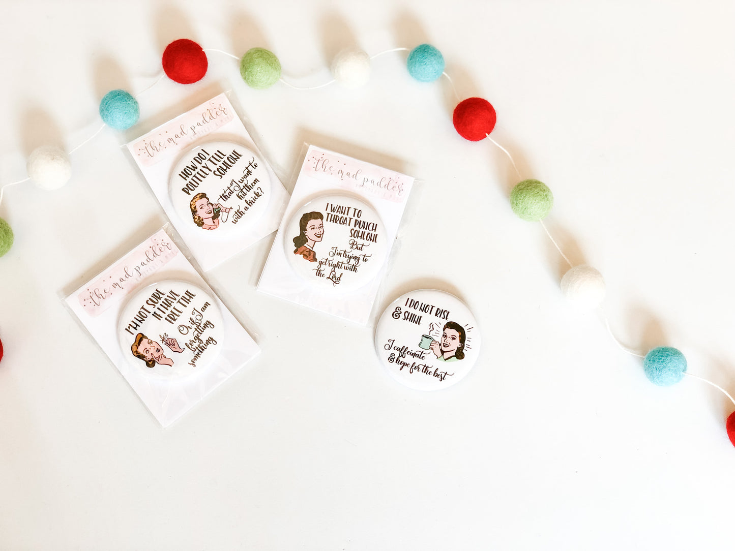 WITTY WOMEN BUTTONS