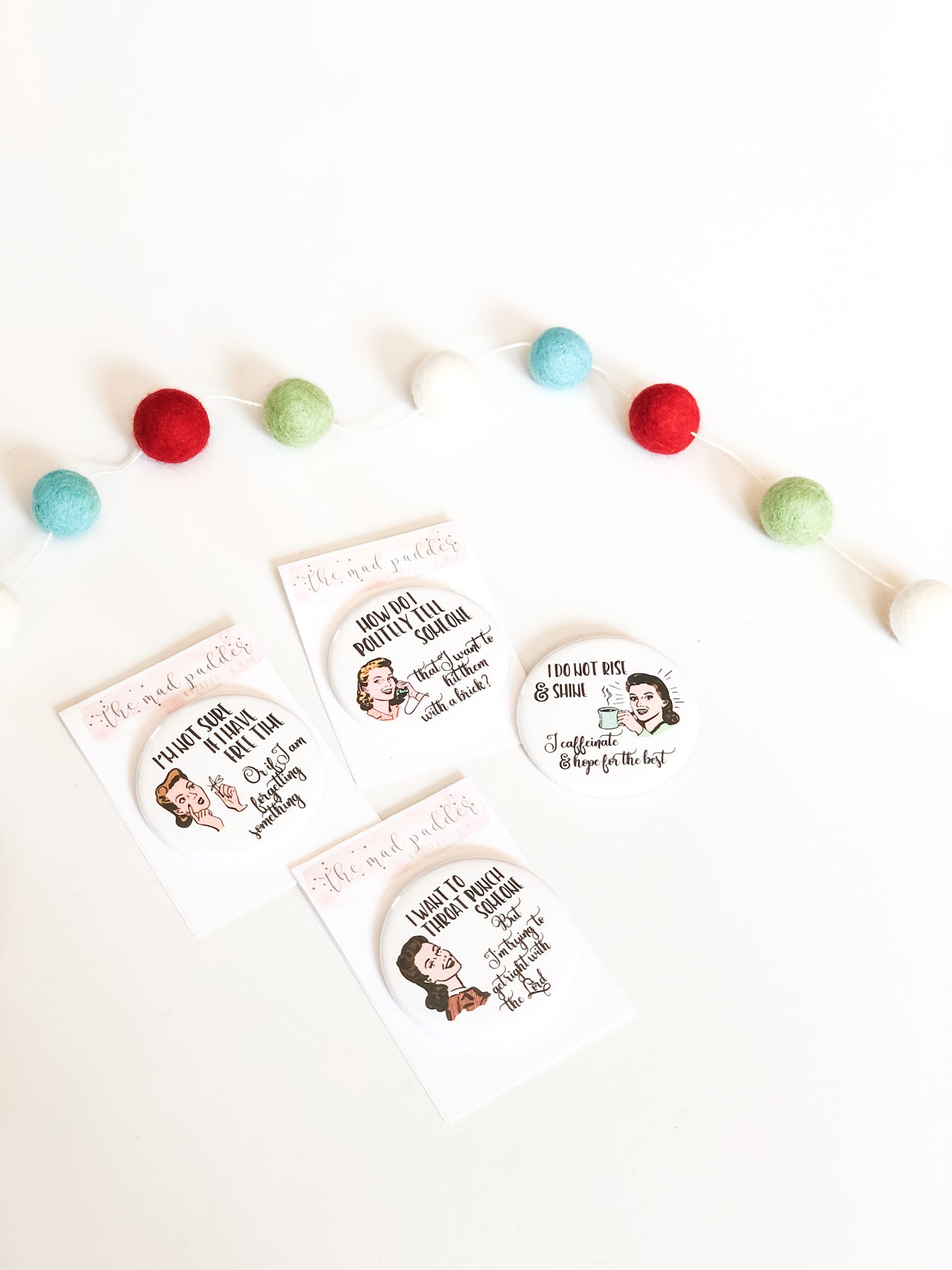 WITTY WOMEN BUTTONS