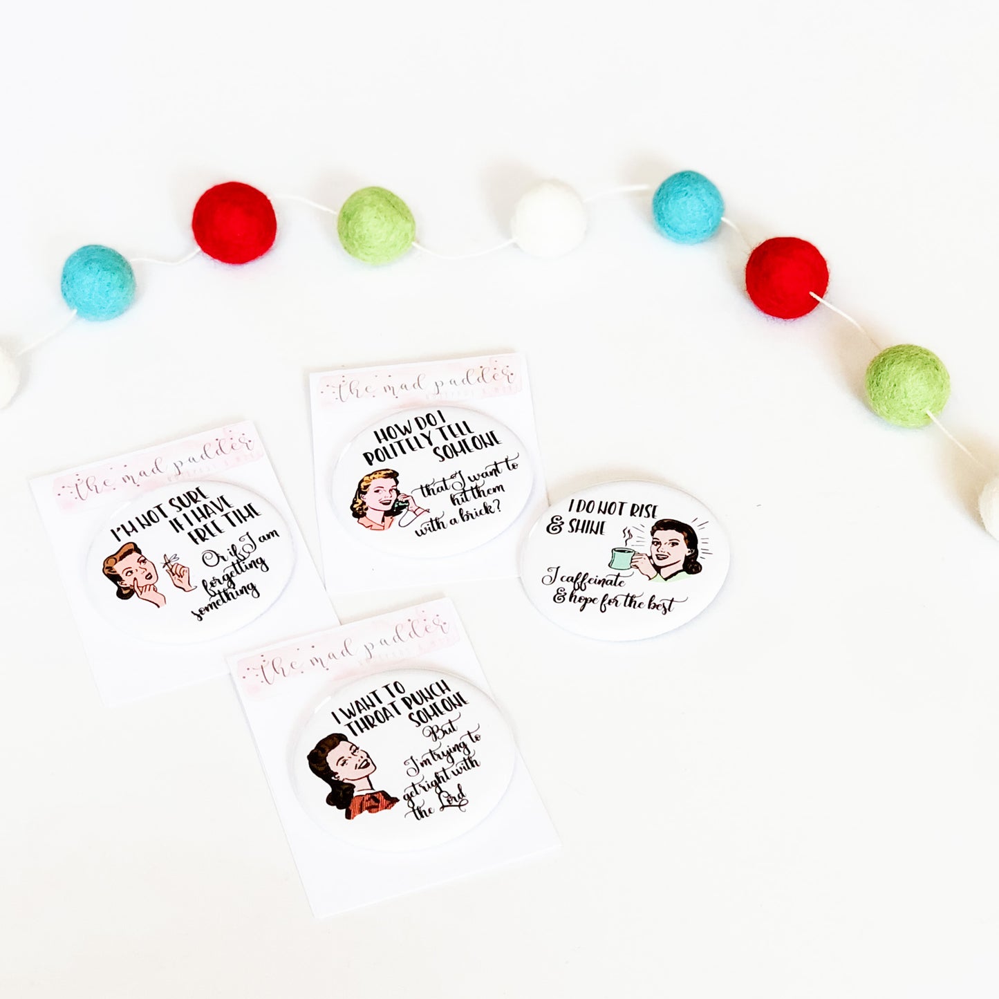 WITTY WOMEN BUTTONS