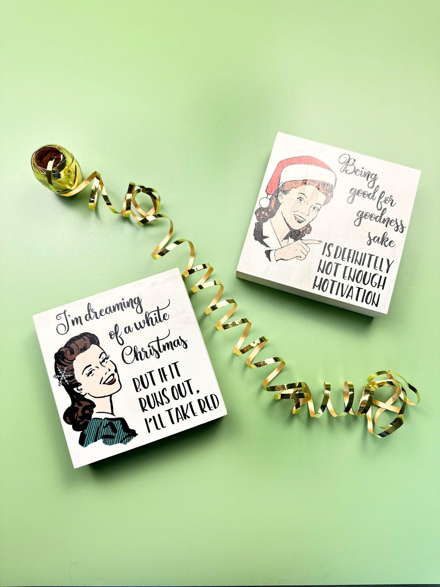 WITTY WOMEN CHRISTMAS BOX FRAME