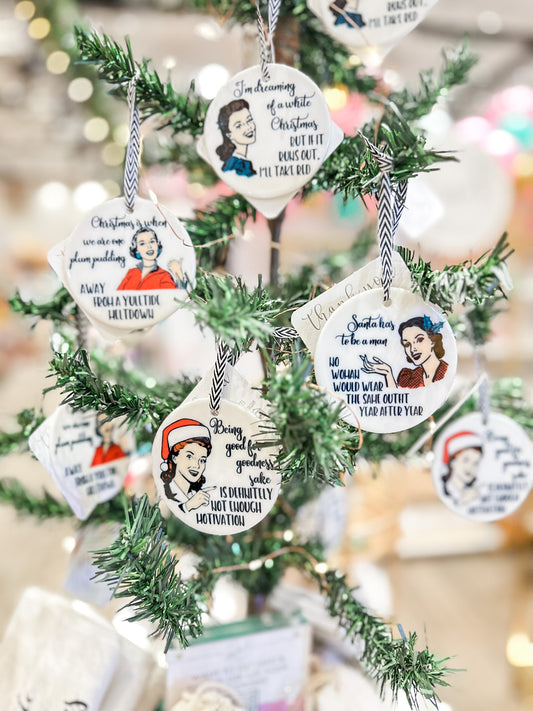 WITTY WOMEN HOLIDAY ORNAMENT
