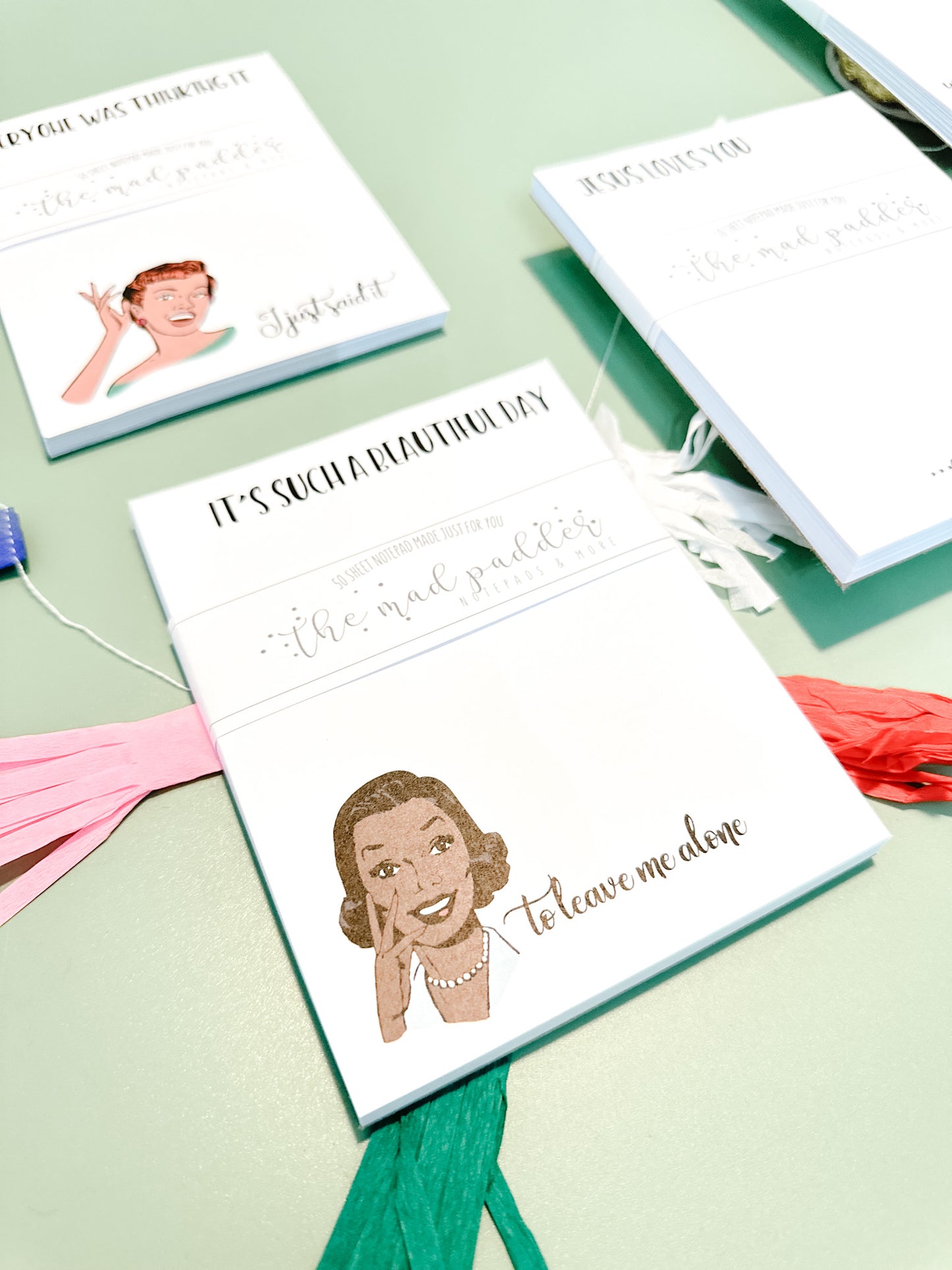 COLORFUL WITTY WOMEN NOTEPADS