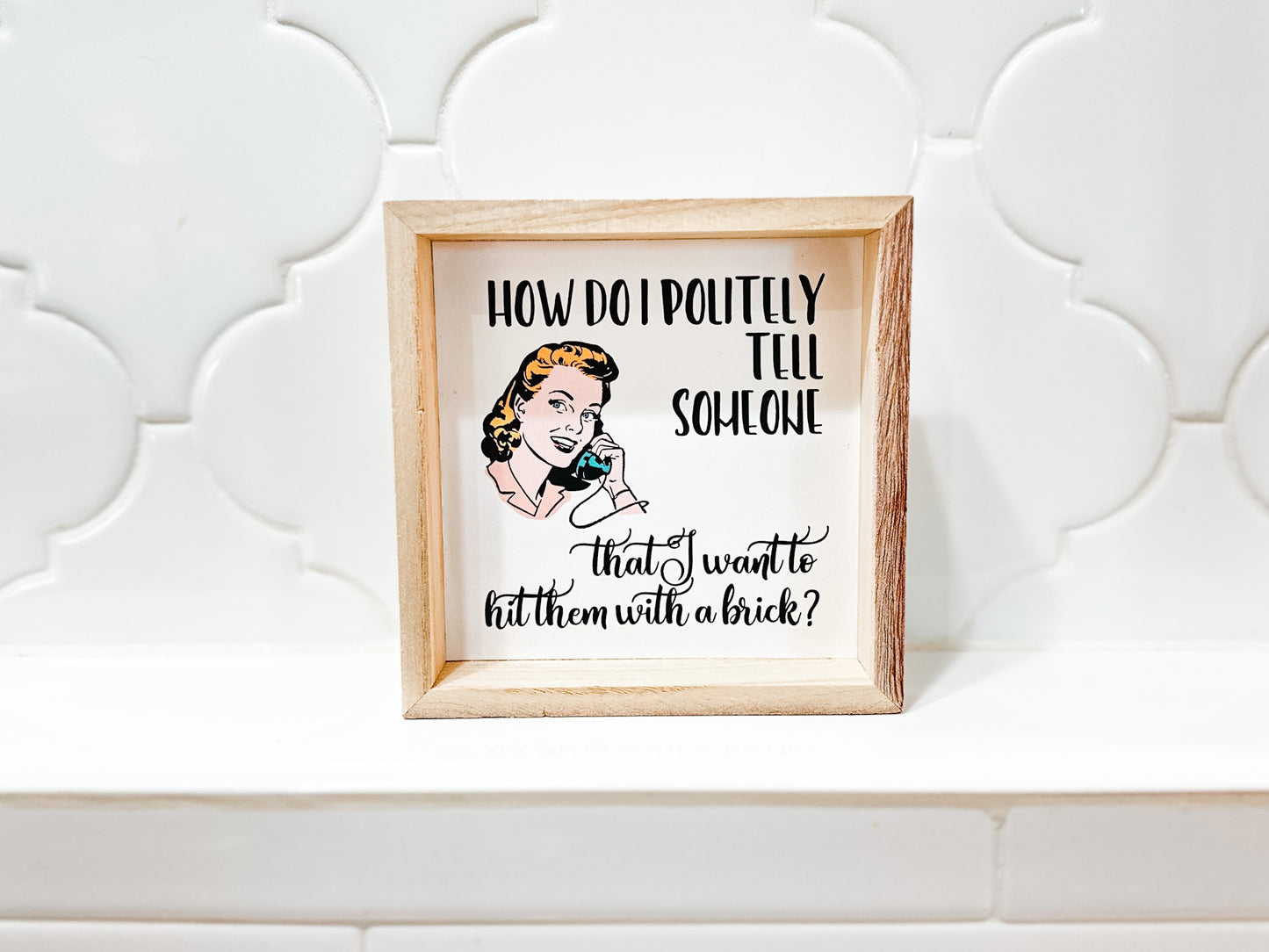 Witty Women Box Frame
