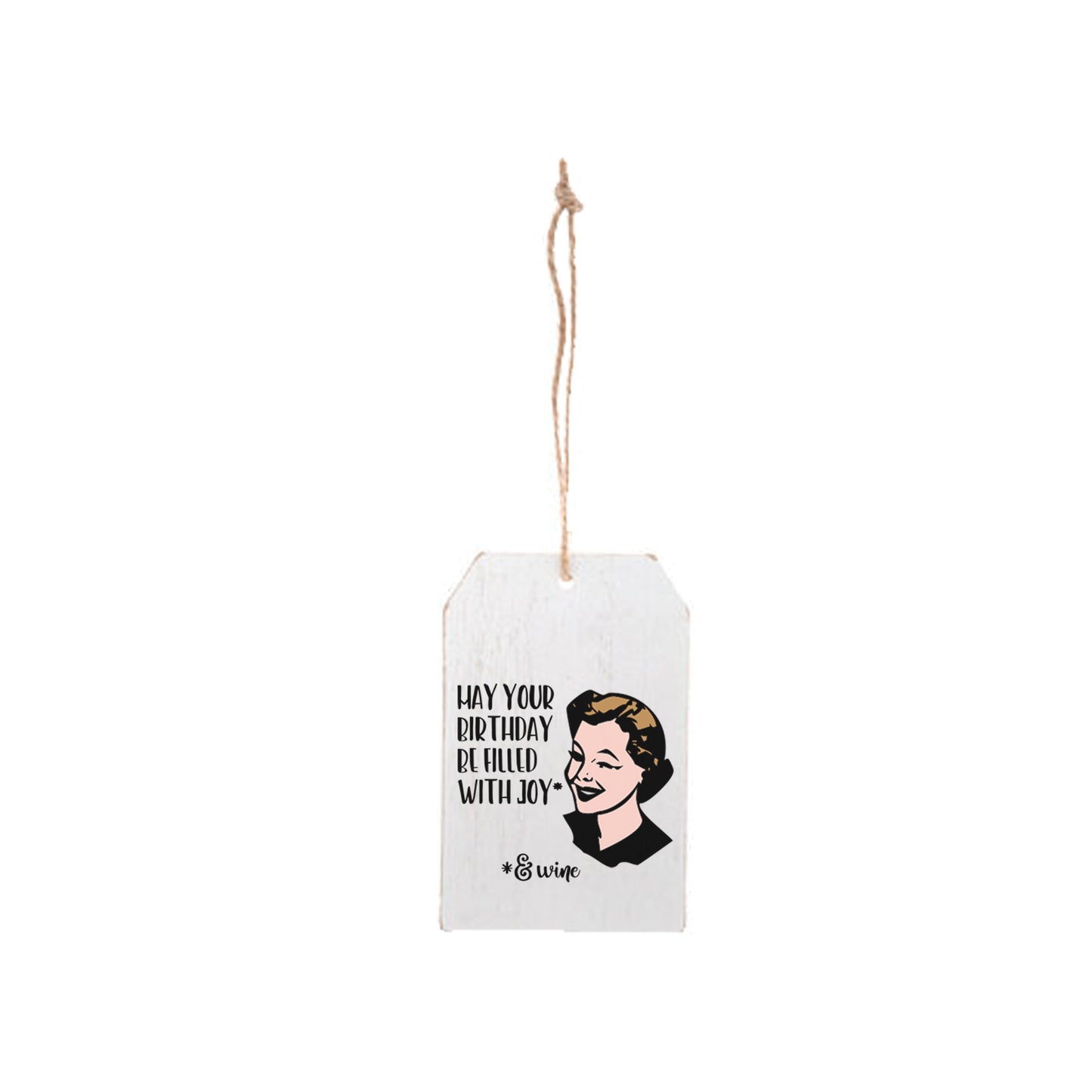 WITTY WOMEN WOOD TAGS