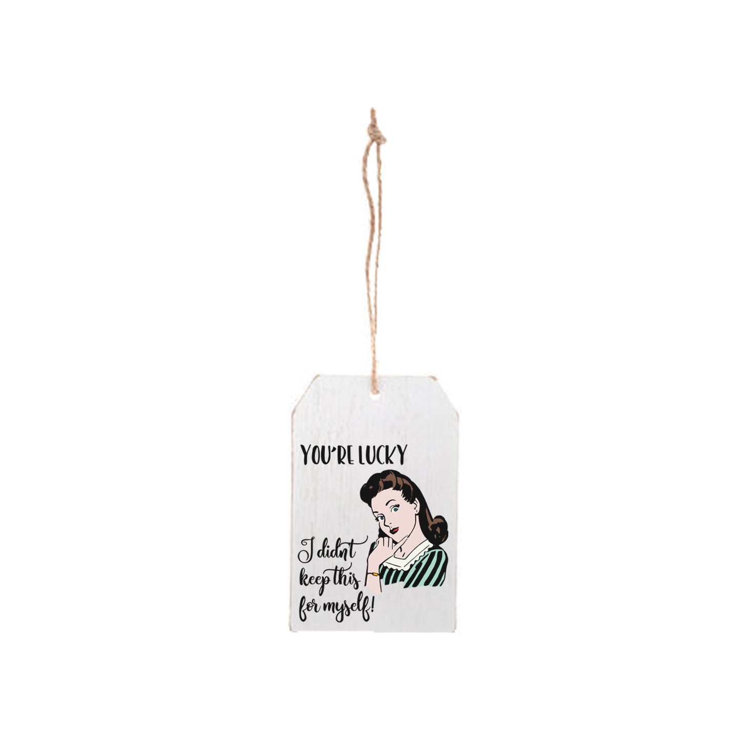 WITTY WOMEN WOOD TAGS