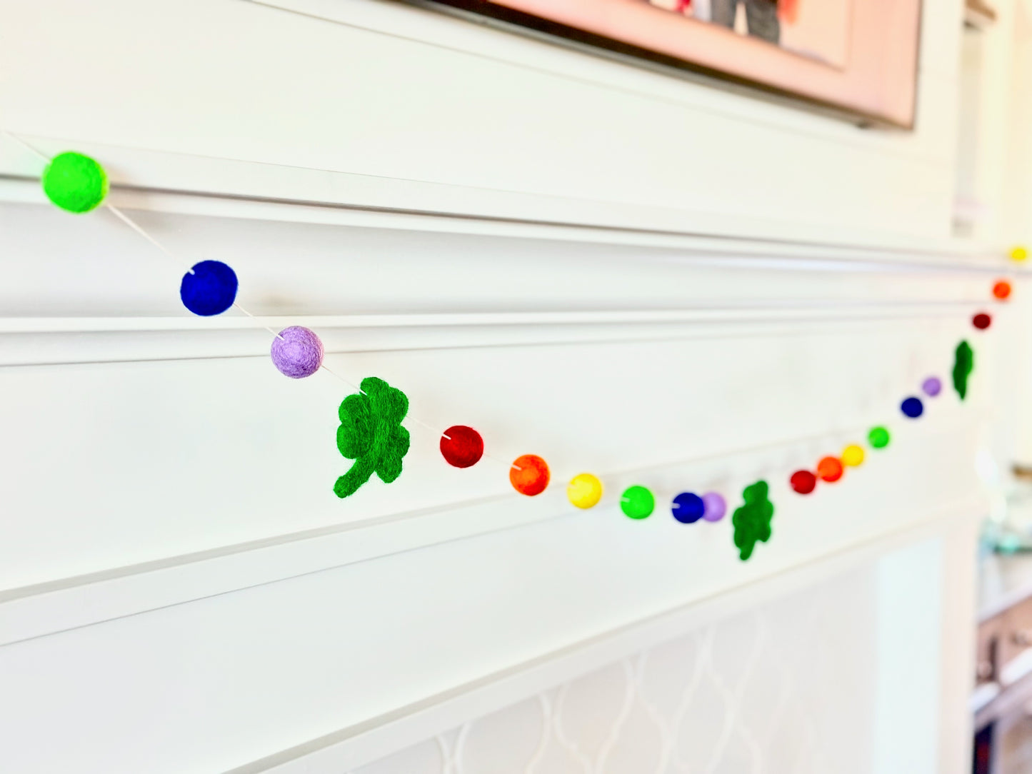LUCKY FELT BALL GARLAND