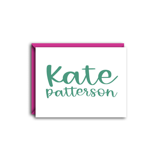 MARVELOUS PERSONALIZED NOTE CARD SET