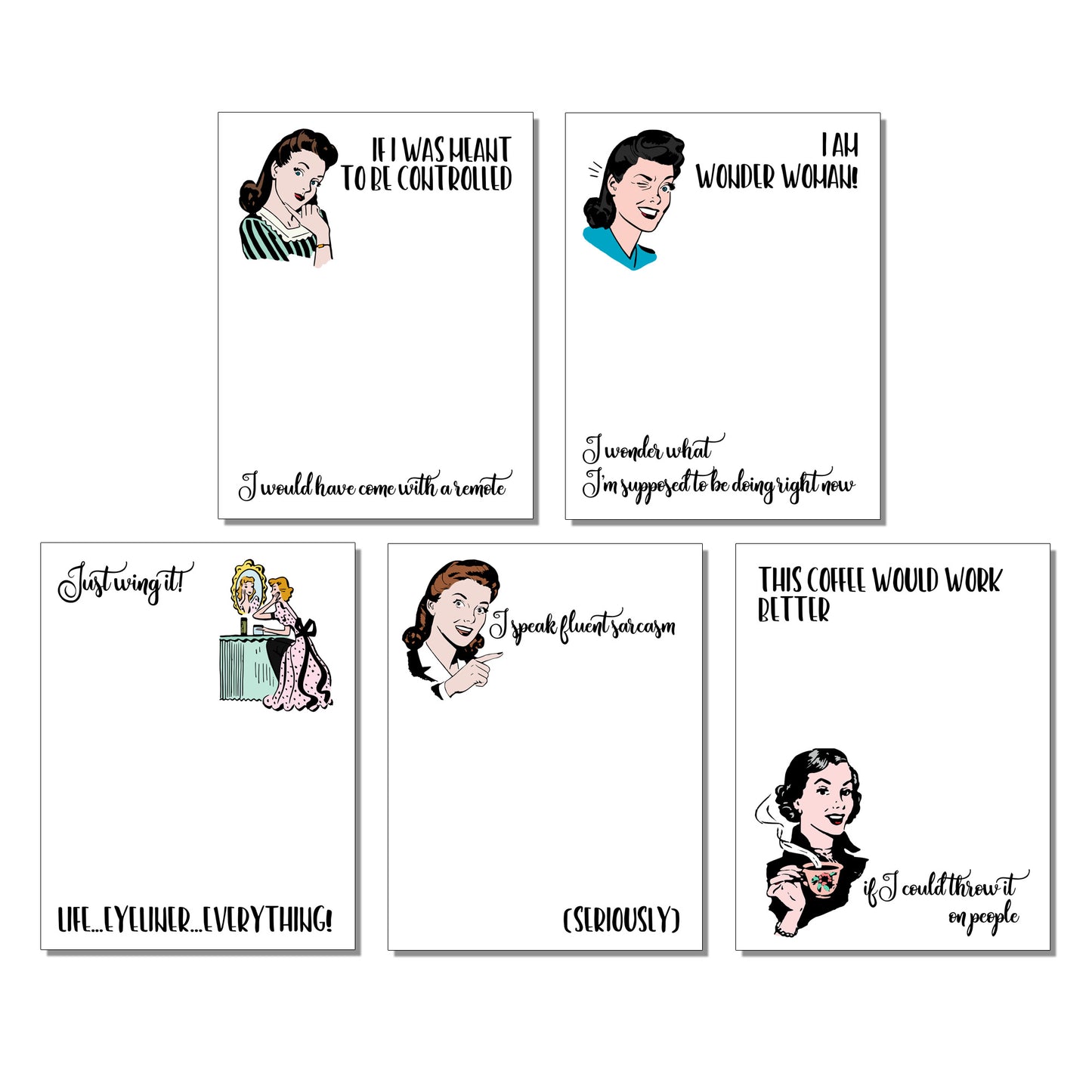 WITTY WOMEN WHO ARE BOSS BABES NOTEPADS