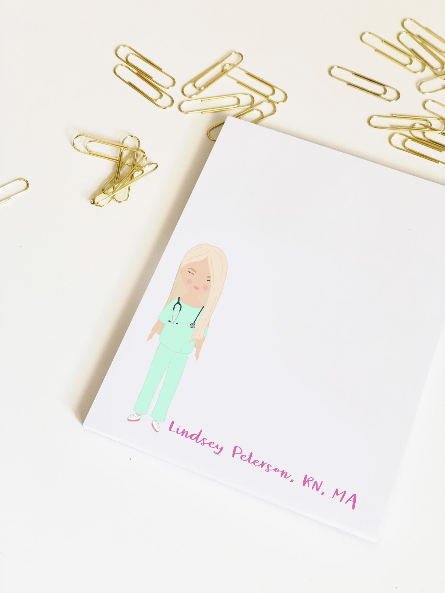 FRONTLINE WORKER PERSONALIZED NOTEPAD