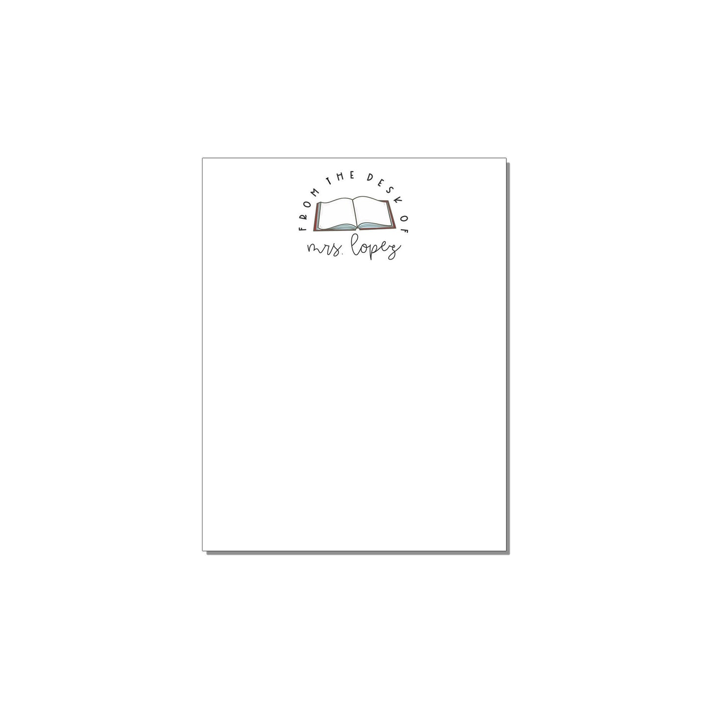 SCHOOL DAYS NOTEPAD