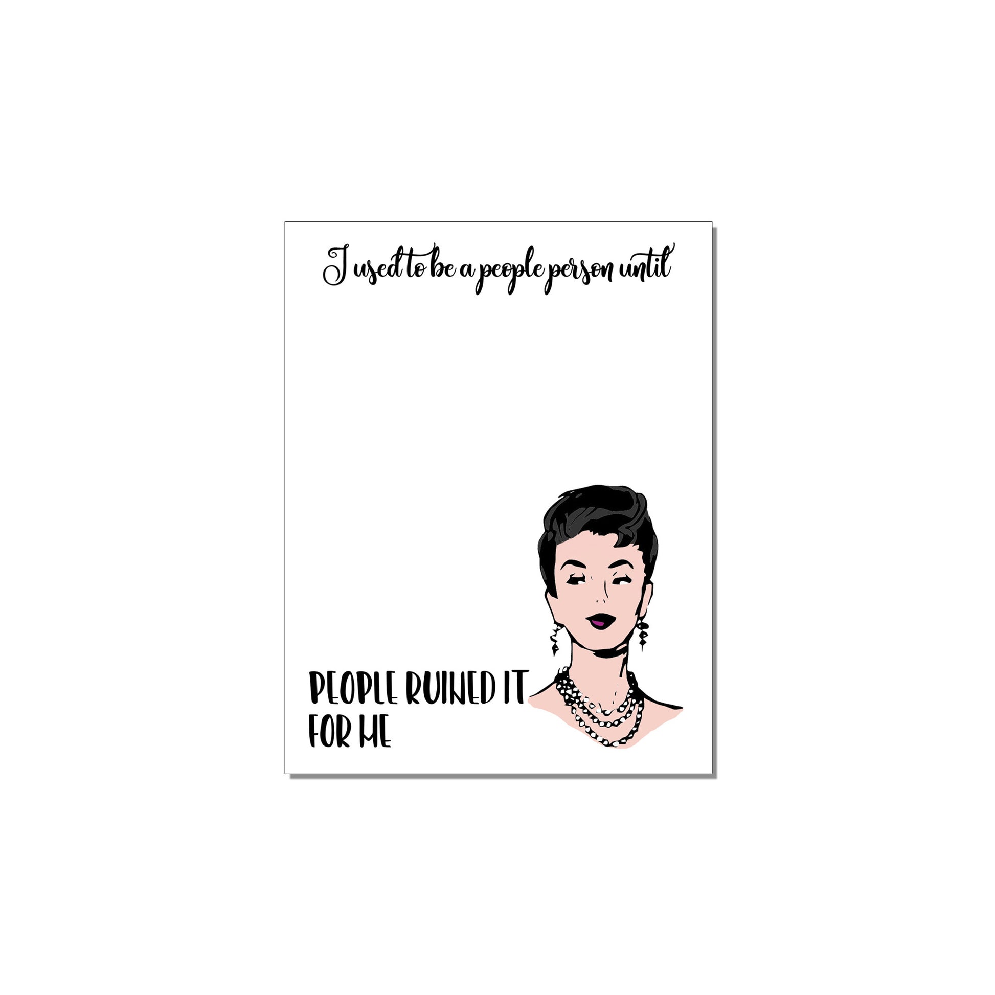 The Mad Padder Witty Women People Person Notepad