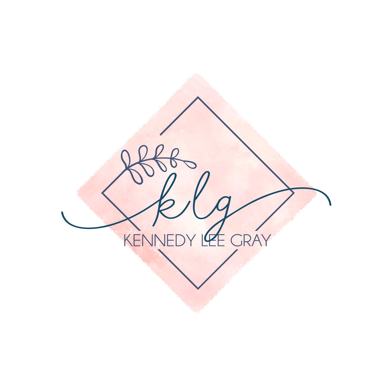 SQUARE BRANCH MONOGRAM SORORITY RUSH PACKET WITH PHOTO