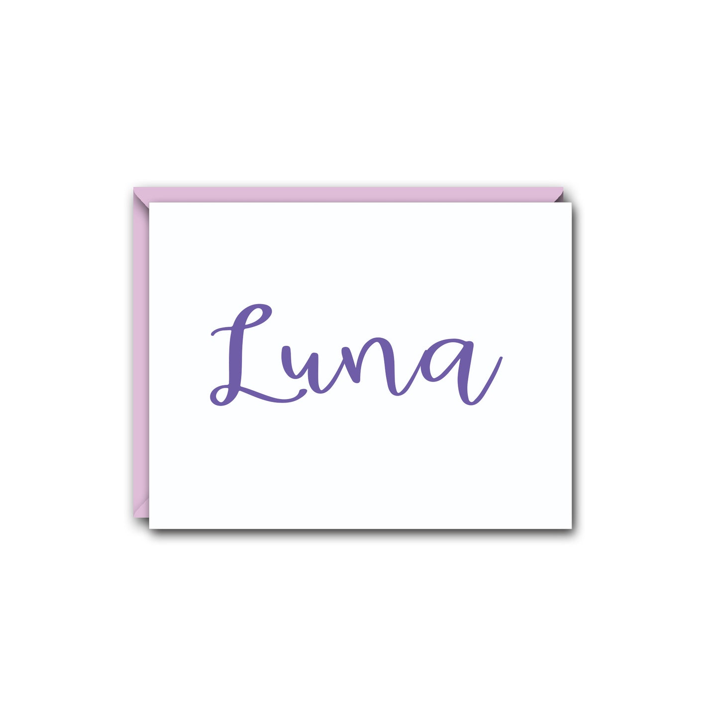 LOVELY PERSONALIZED NOTE CARD SET