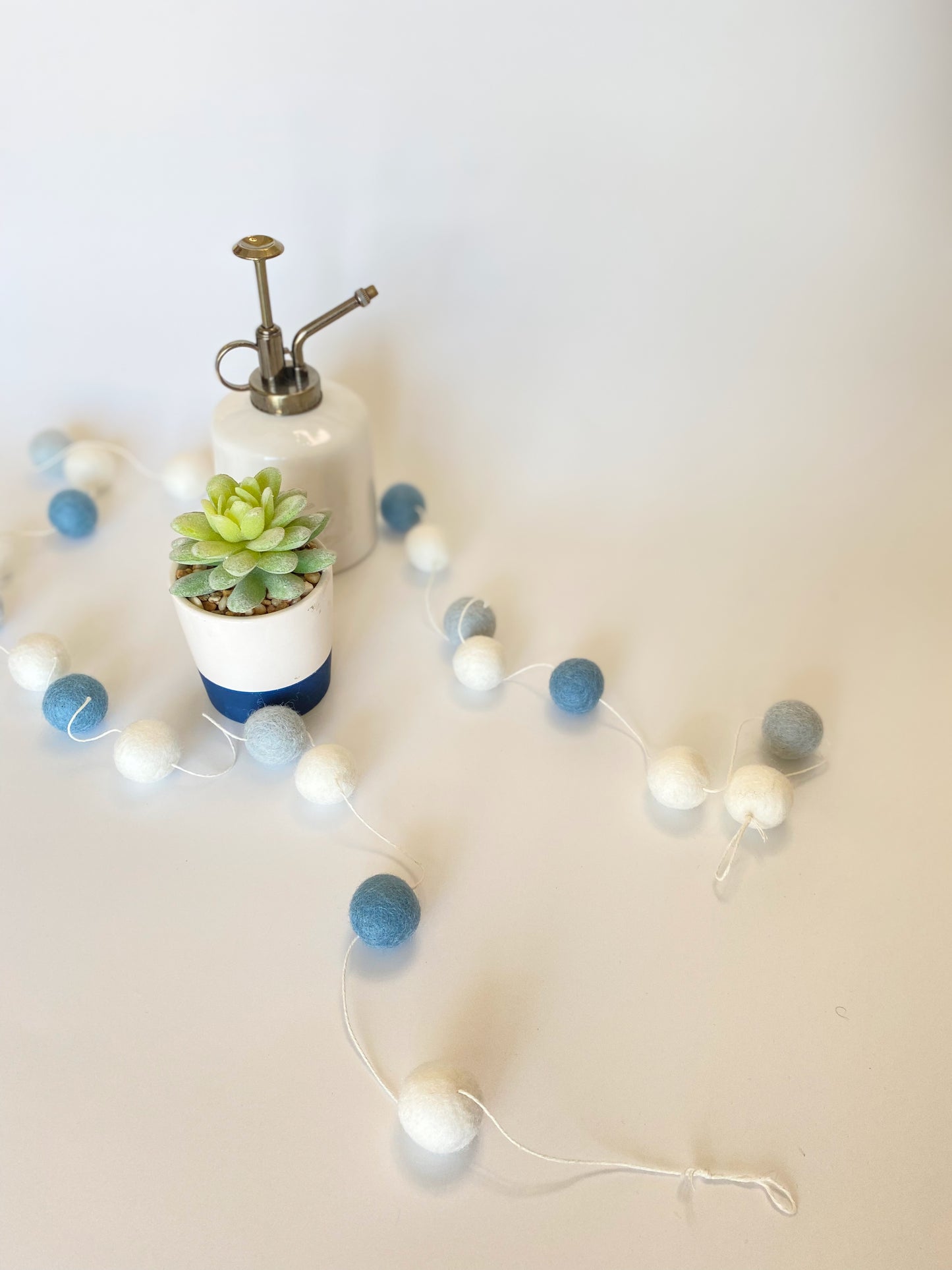 CALMING WOOL FELT BALL GARLAND