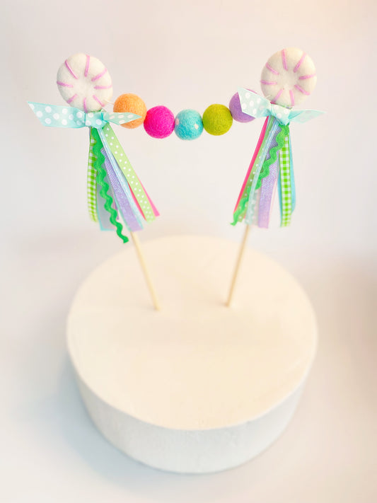 CONFECTIONERY FALL CAKE TOPPER