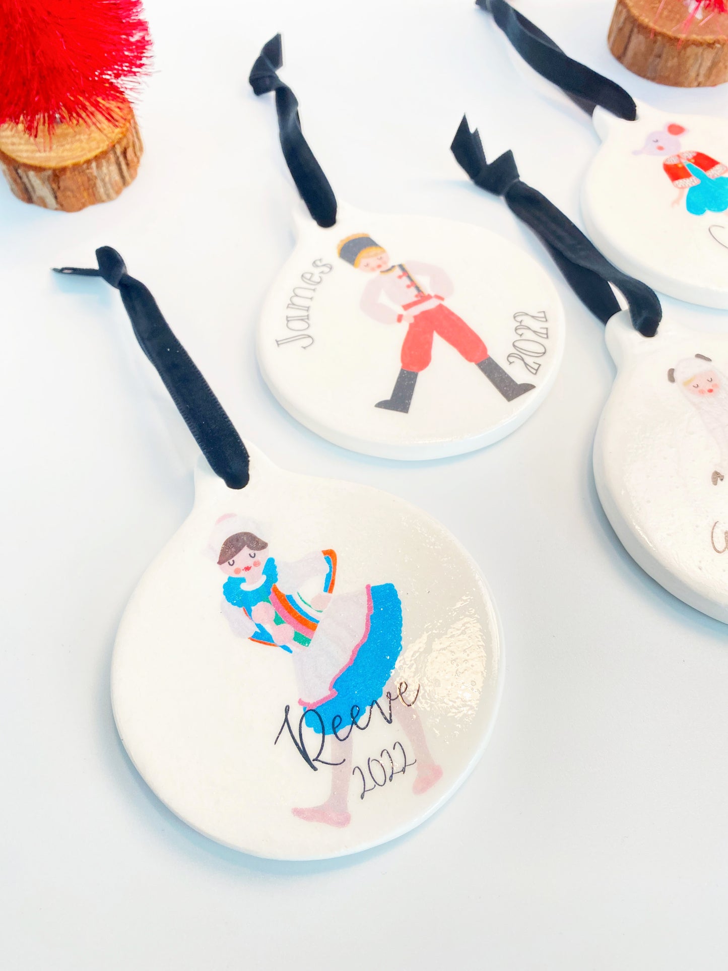 NUTCRACKER BALLERINA PERSONALIZED ORNAMENT