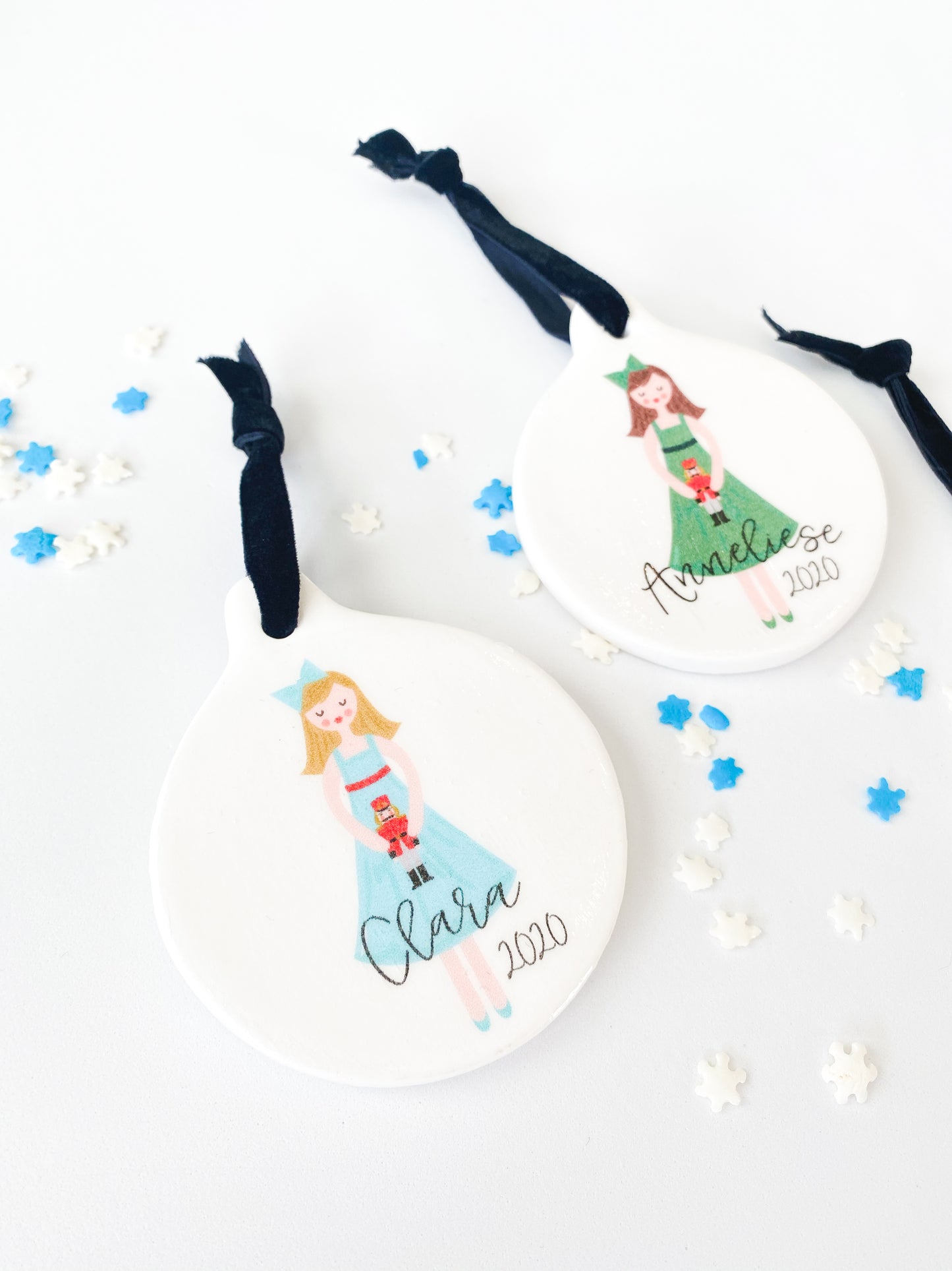 CUSTOM PARTY GIRL PERSONALIZED ORNAMENT