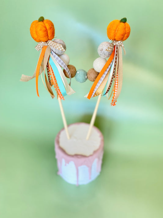 PUMPKIN FALL CAKE TOPPER