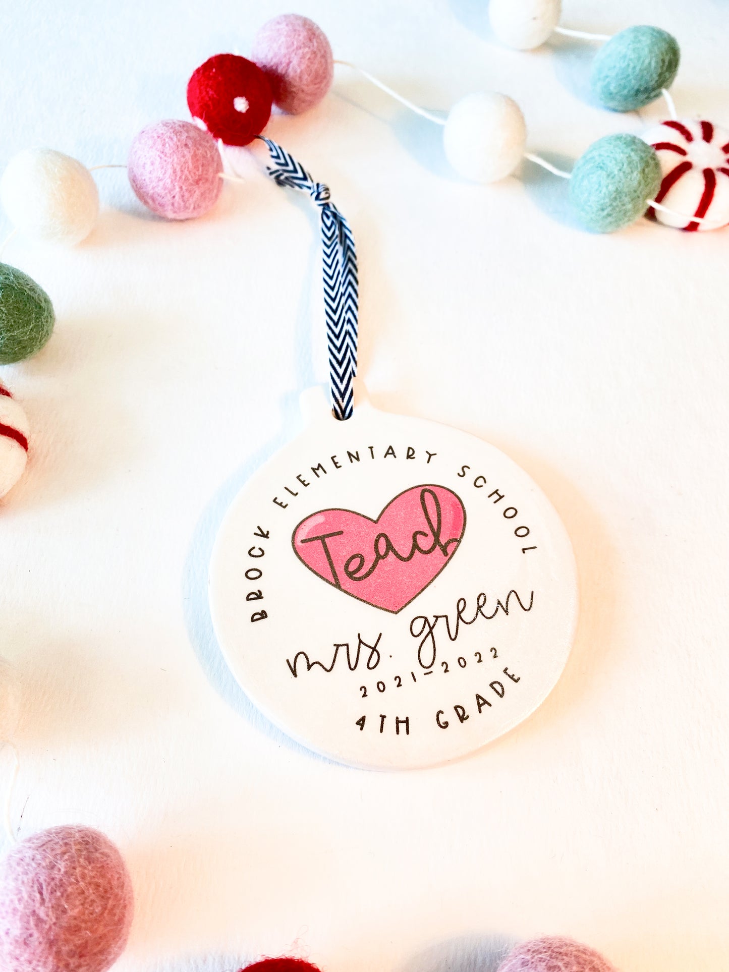 SCHOOL DAYS PERSONALIZED ORNAMENT