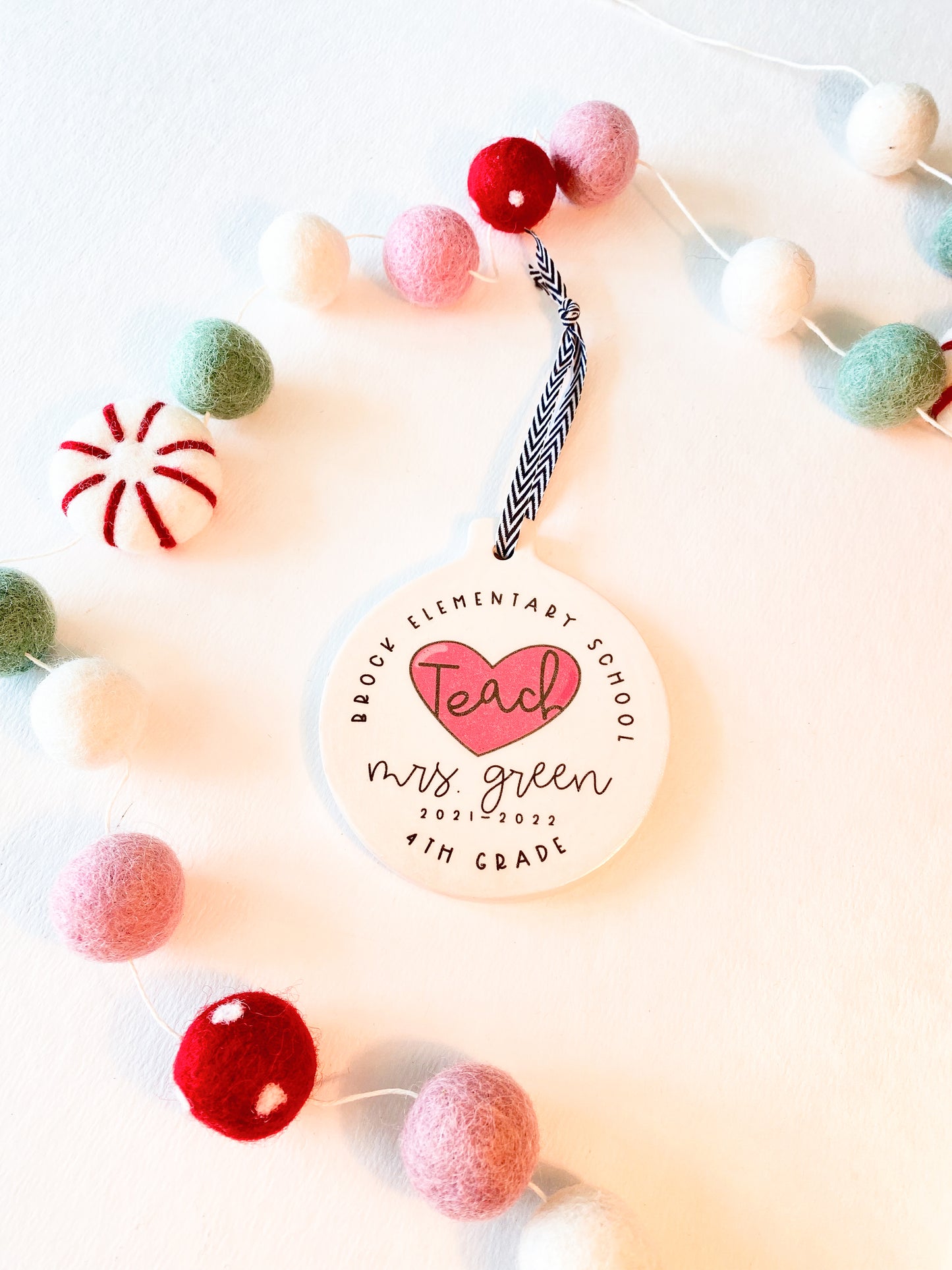 SCHOOL DAYS PERSONALIZED ORNAMENT